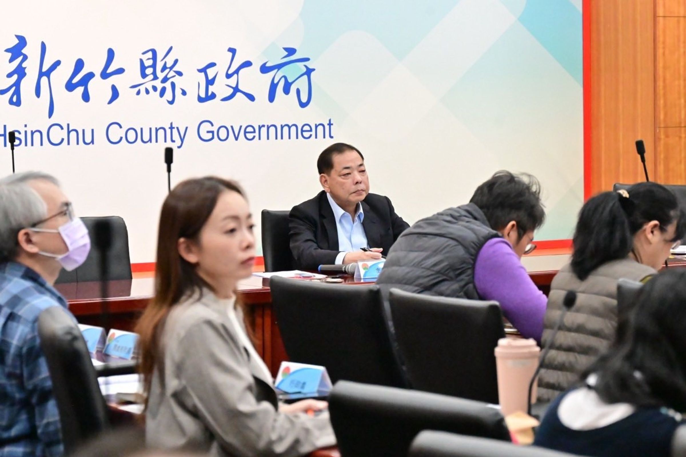 陳見賢競辦開轟徐欣瑩傷害基層。（翻攝自陳見賢臉書）