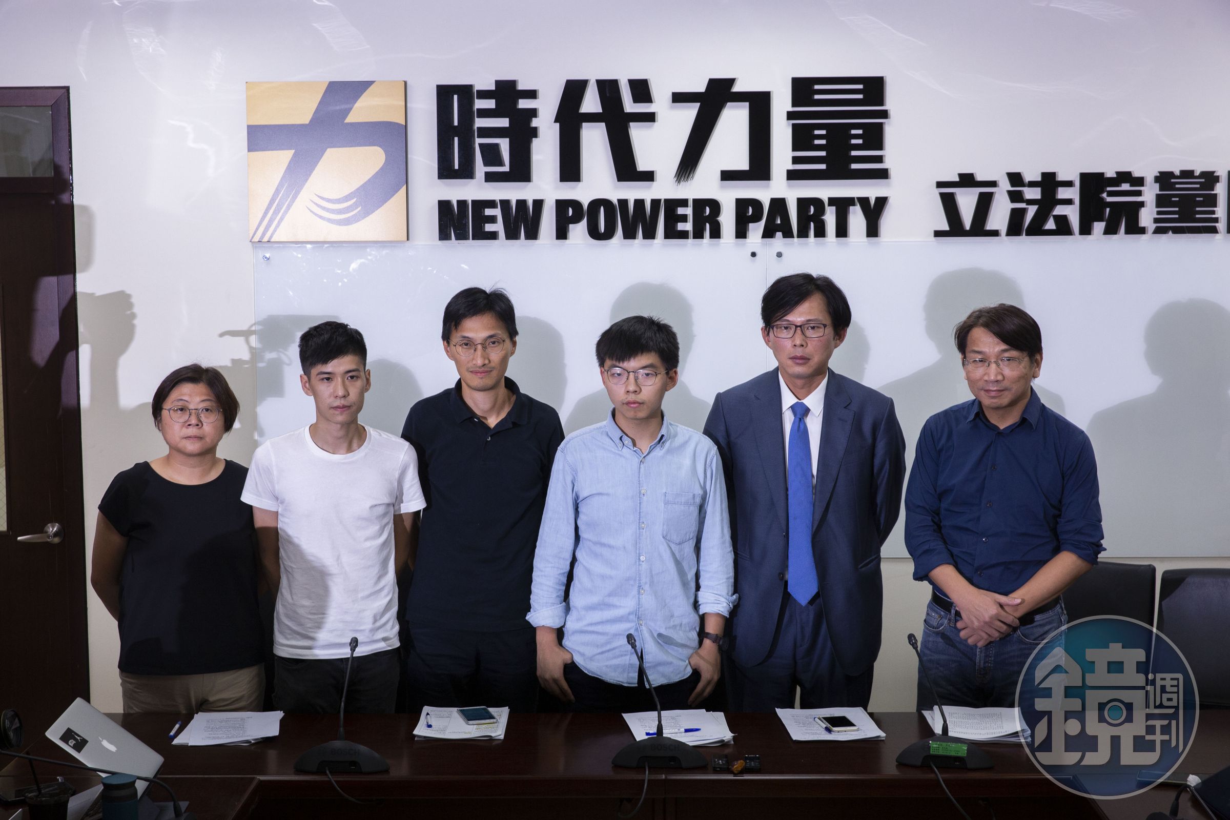 事實上，當年黃之鋒等人來台，除了拜會藍綠代表以外，也拜會了以黃國昌為首的時代力量黨團。（資料照）