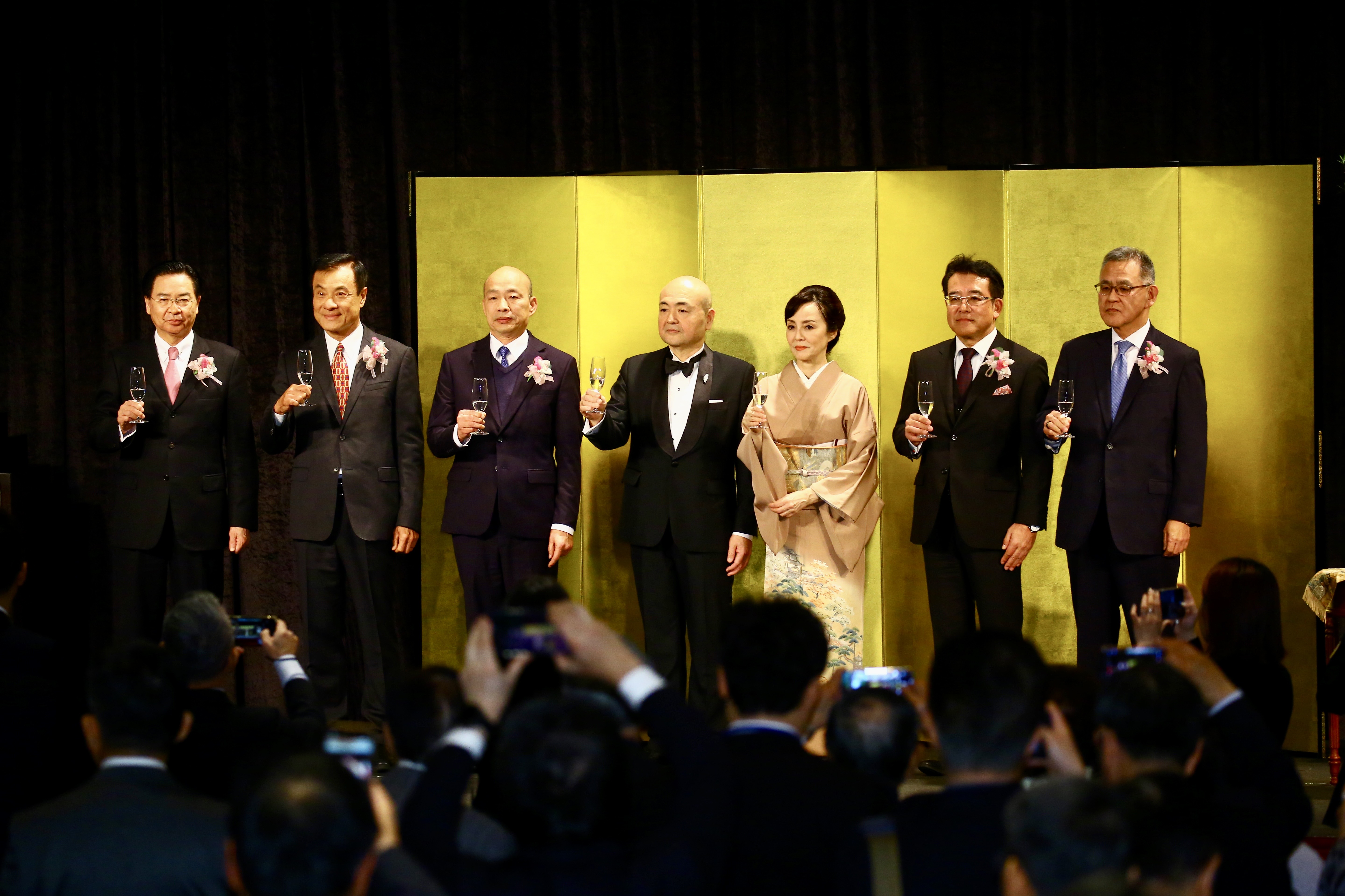 外交部長吳釗燮、台灣日本關係協會會長蘇嘉全、立法院長韓國瑜、日本台灣交流協會台北事務所代表片山和之等人也出席這項活動。