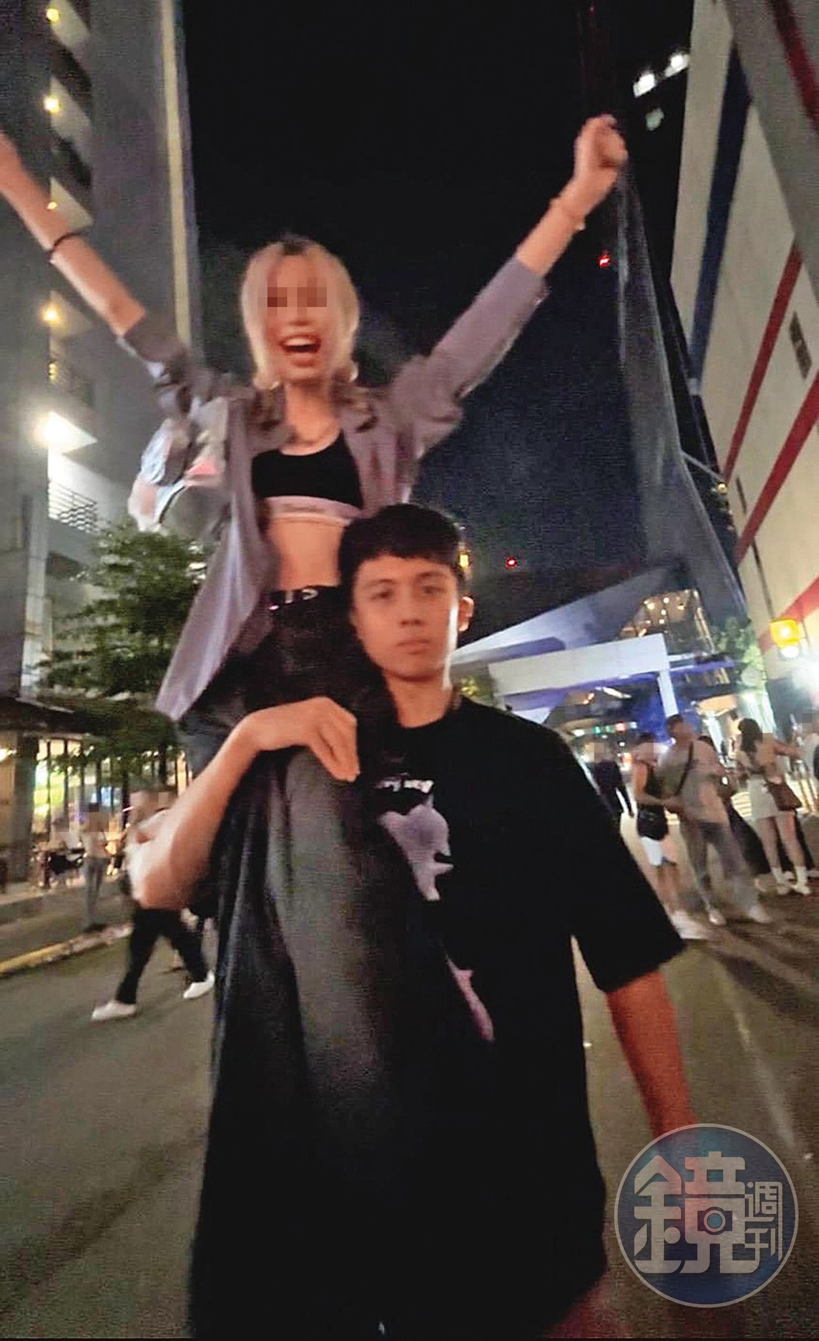 過往曾有自稱是孫安佐（右）女友的Ｊ（左），向本刊爆料男方的複雜私生活，但遭否認。（讀者提供）