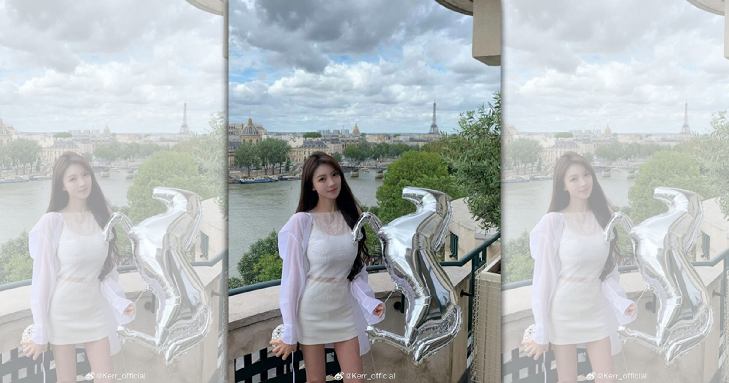 黃曉明的女友葉珂小他15歲,直播起來口無遮攔。(翻攝自葉珂微博)