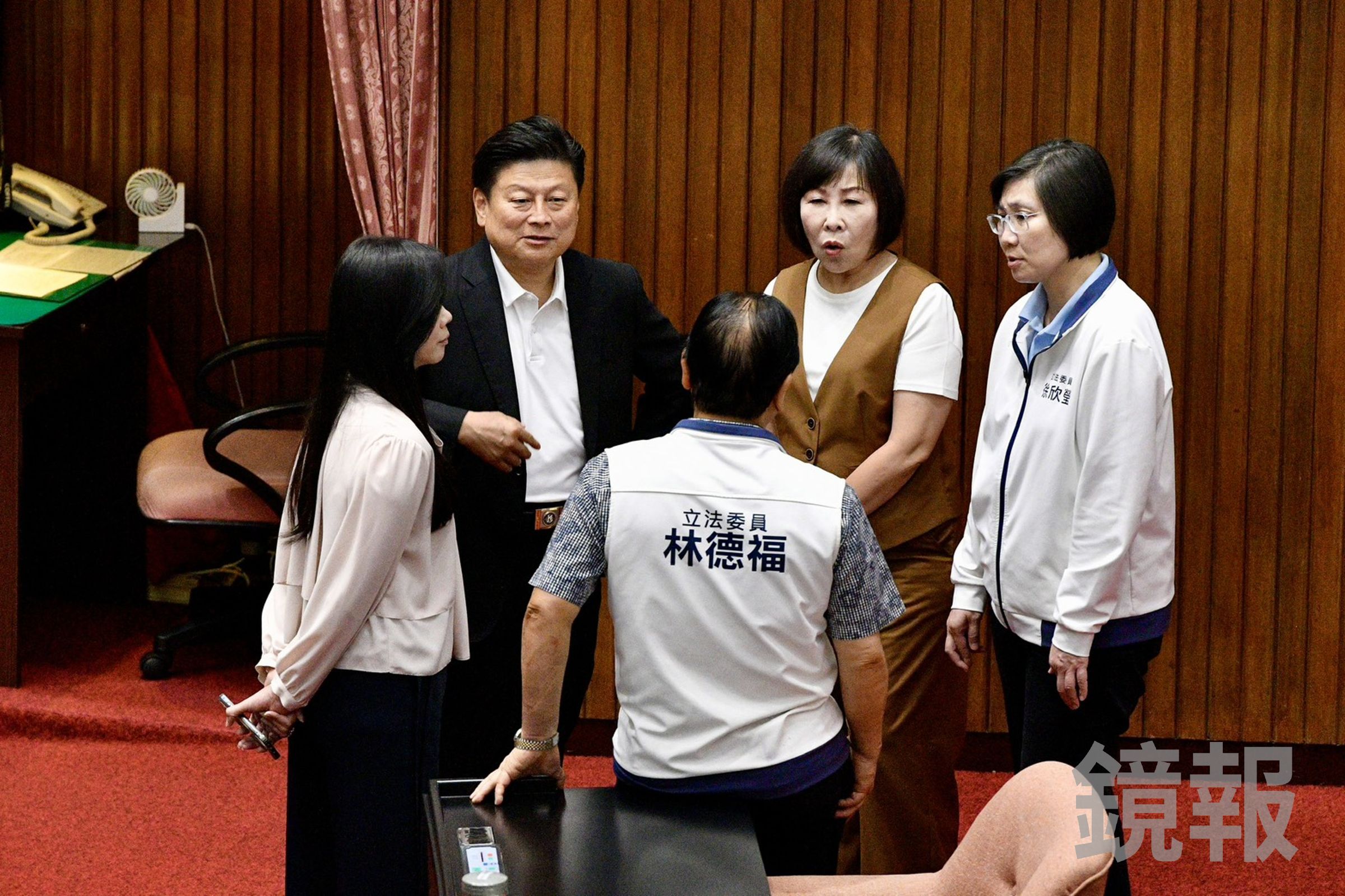 針對總統賴清德彈劾案，立法院今進行記名投票，國民黨認為，投票後票數的結果，就是賴清德總統執政2年來的成績單。（鏡報李智為攝）