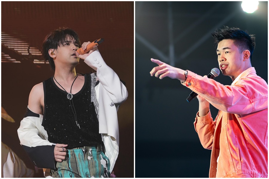 王大陸閃兵風暴擴大，檢調發現還有不少藝人涉案，「小蝦」陳大天（右）今日上午已到案說明，傳出涉案人還有陳零九（左）、大根、威廉等藝人。（翻攝自陳零九、陳大天臉書）