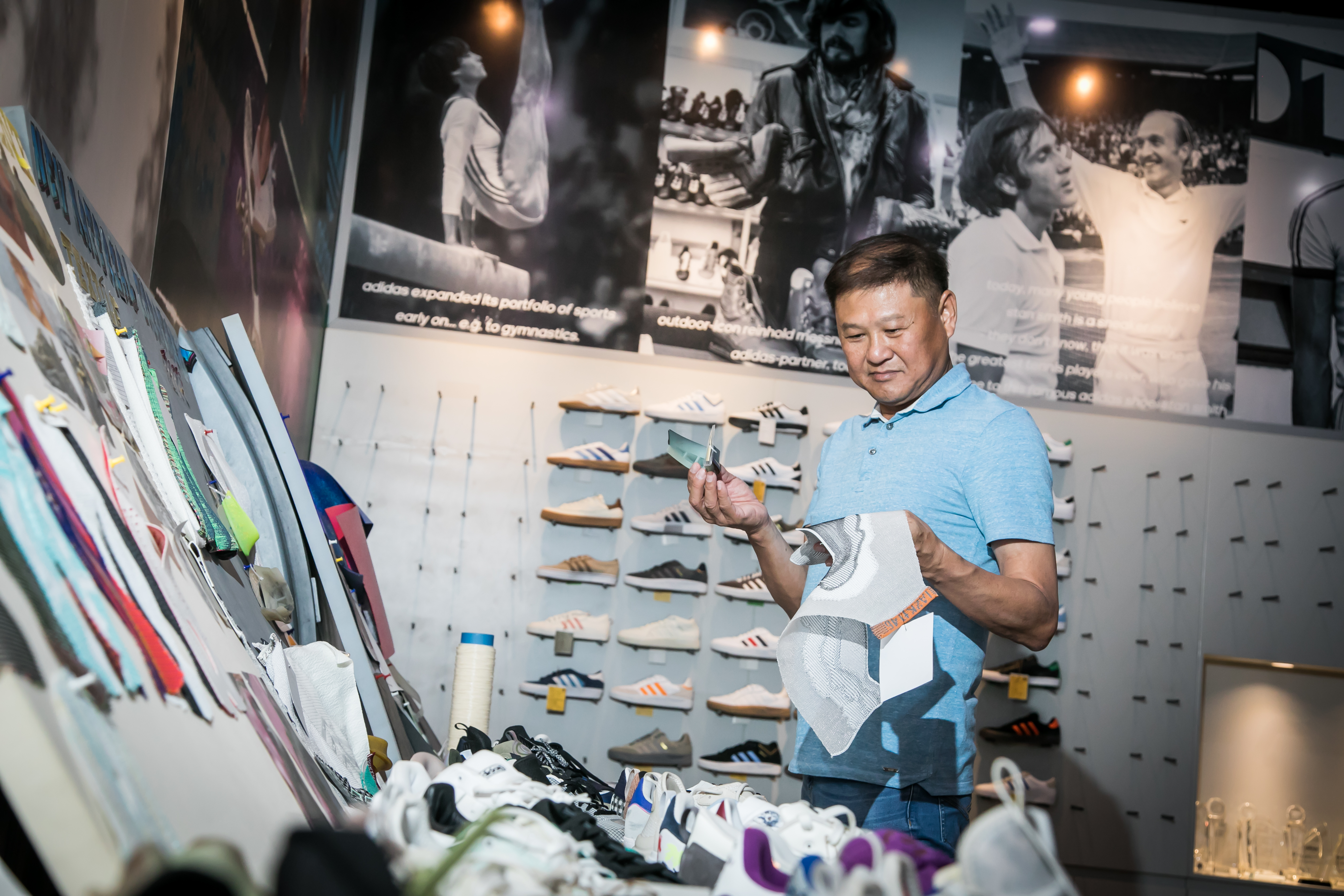 愛迪達SAMBA鞋大賣，執總林昌永一獲通知，雖客戶仍未下單，他便趕緊先叫料，順利趕上爆賣供貨量。