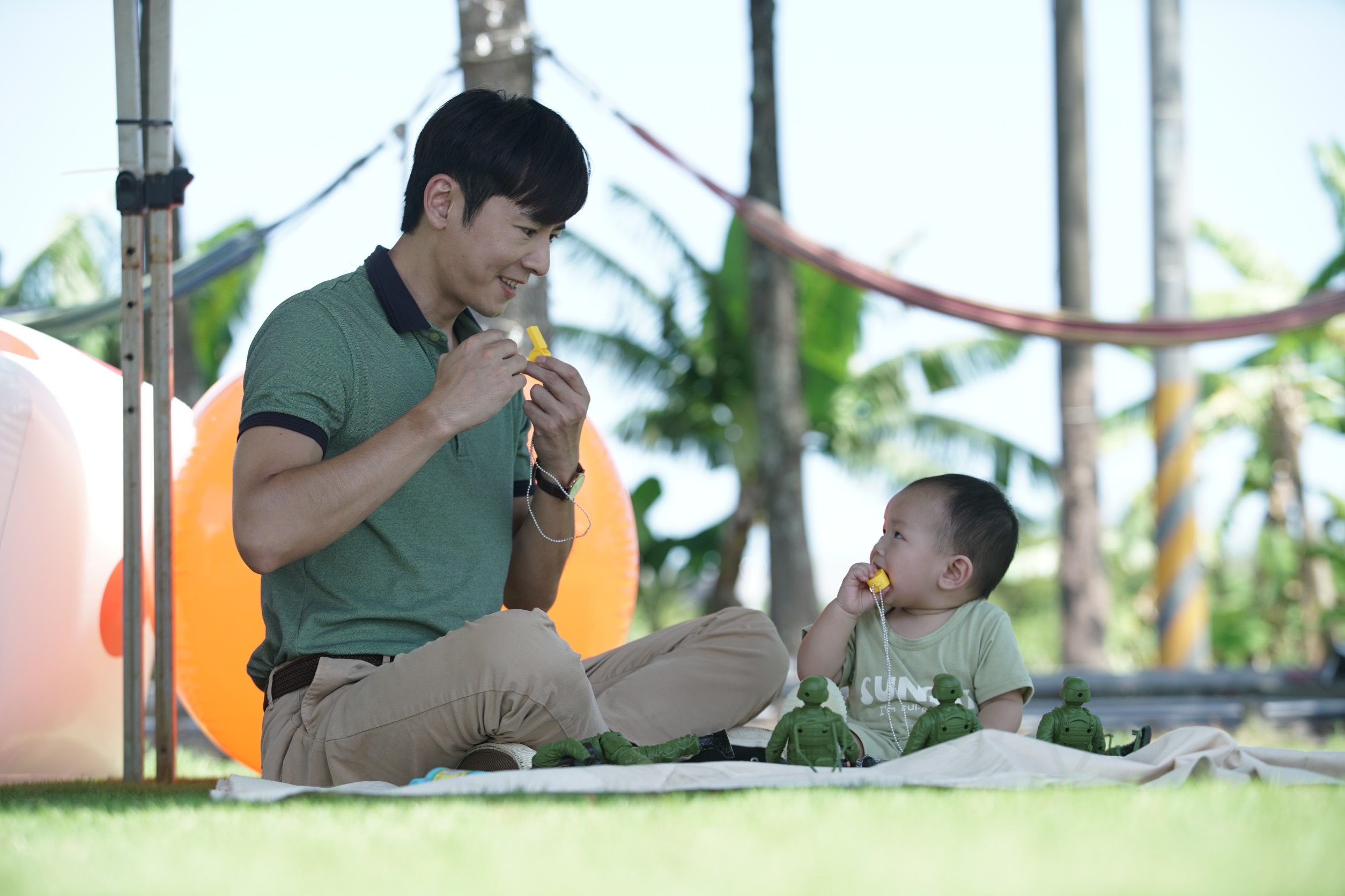 李國毅透露因為當了爸爸，演《開創者》時和兒童演員很快親近。（中視）