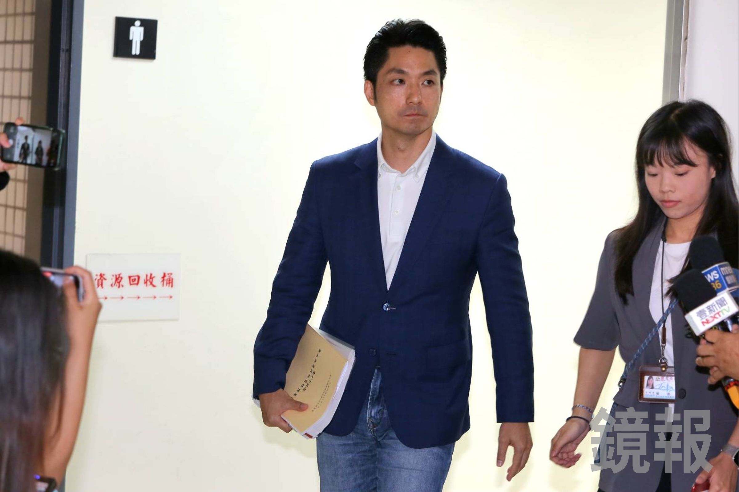 柳采葳批評沈伯洋「運動驛站」政見，網友傻眼留言，「所以妳的意思是台北市長（蔣萬安）做不好囉？」（鏡報姜永年攝）