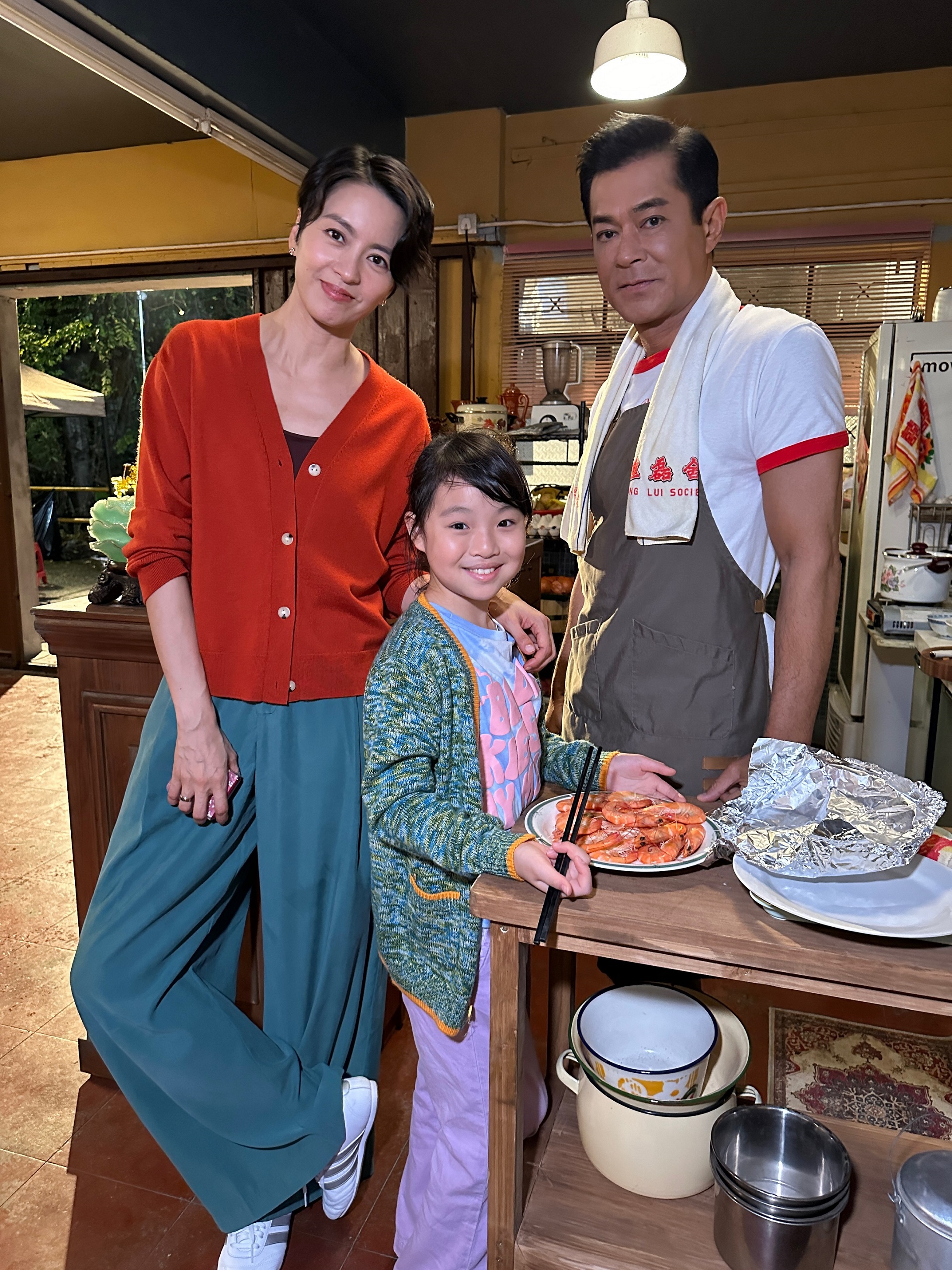 古天樂與梁詠琪24年內6度搭檔，這次是第2度演夫妻，還有個可愛女兒。（華映提供）