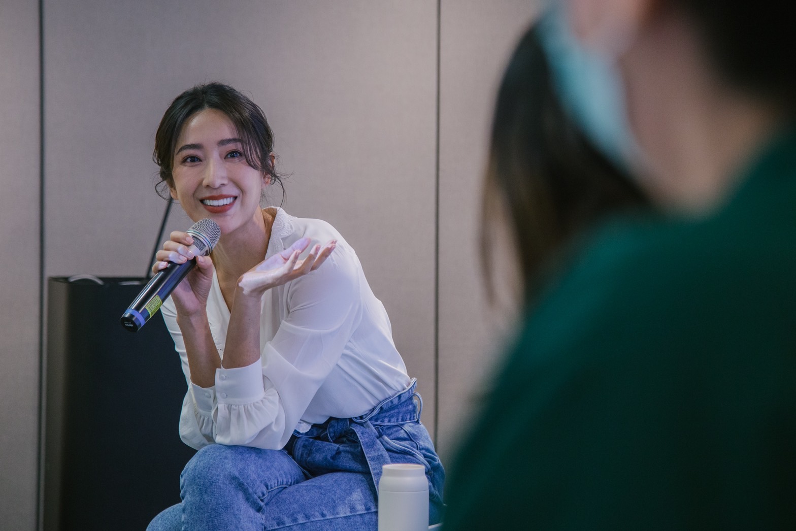 隋棠以演員角度出發，暢談「劇本與演員的關係」，透露想嘗試更多不同的面貌。（台北電影節提供）