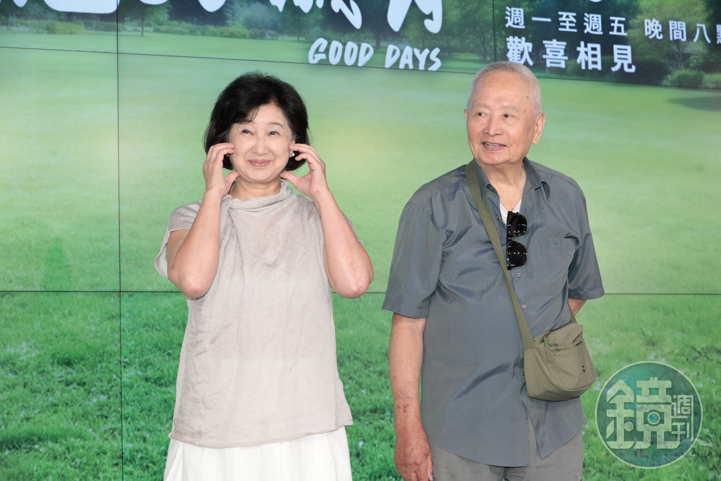 高齡85歲的上官鳴，說自己30歲就演石峰的爸爸，今現身和蘇明明新戲宣傳。