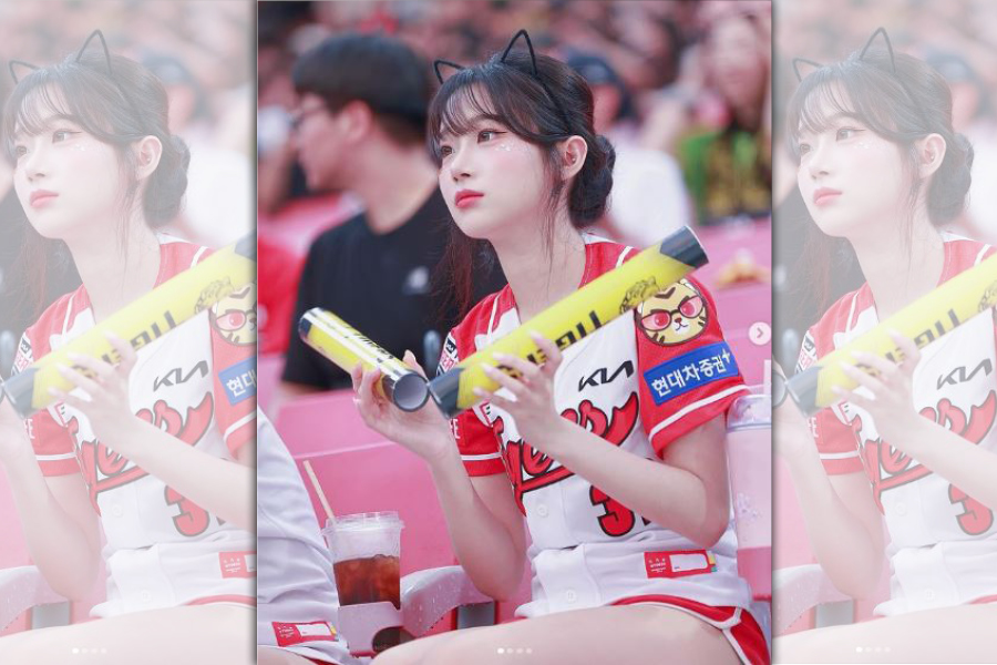 李珠垠的魔性三振舞走紅國際，掀起模仿潮。（翻攝自李珠垠IG）