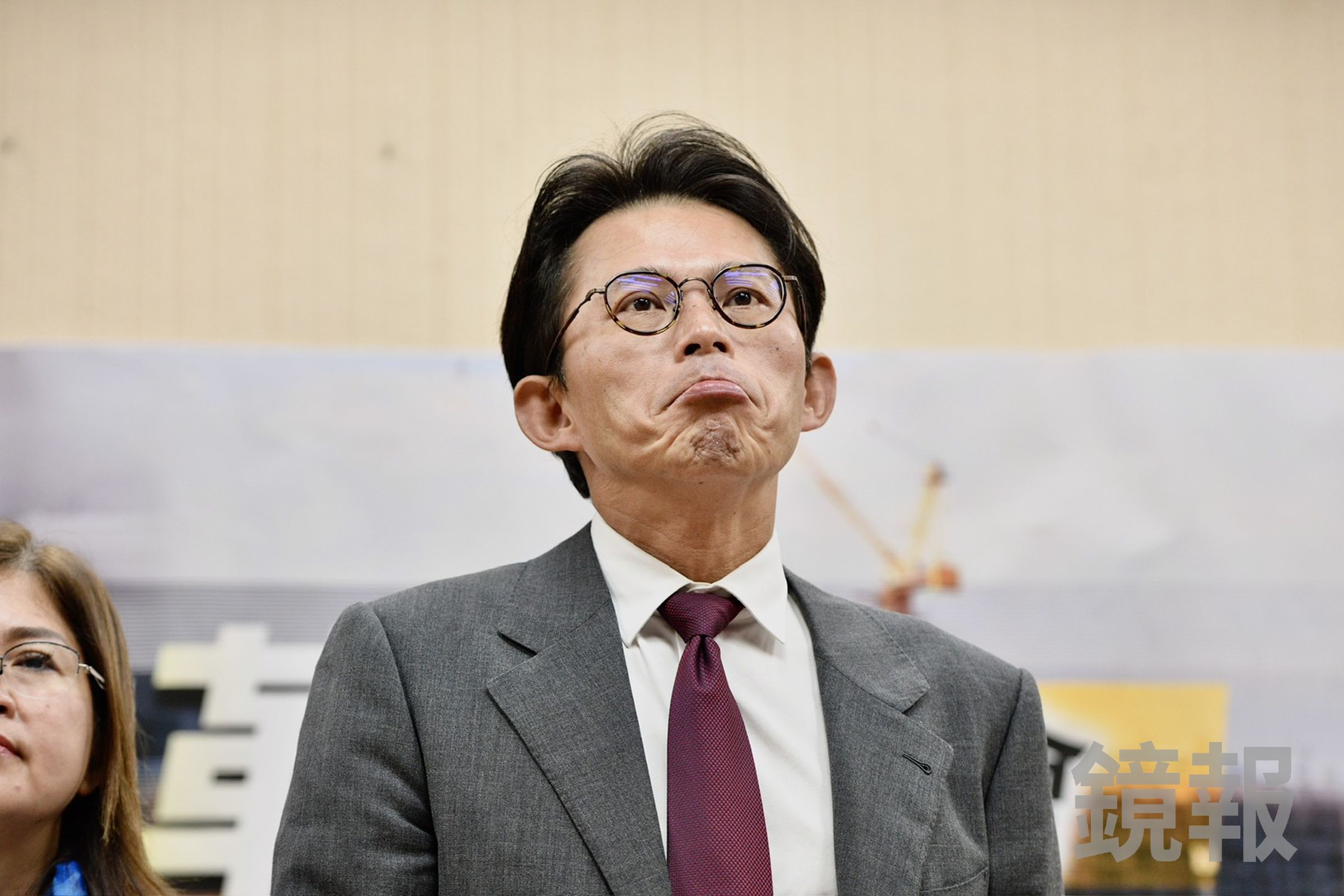 對於被北檢列貪汙罪被告，黃國昌再嗆：「不會有絲毫畏懼，儘管放馬過來」。（鏡報李智為）
