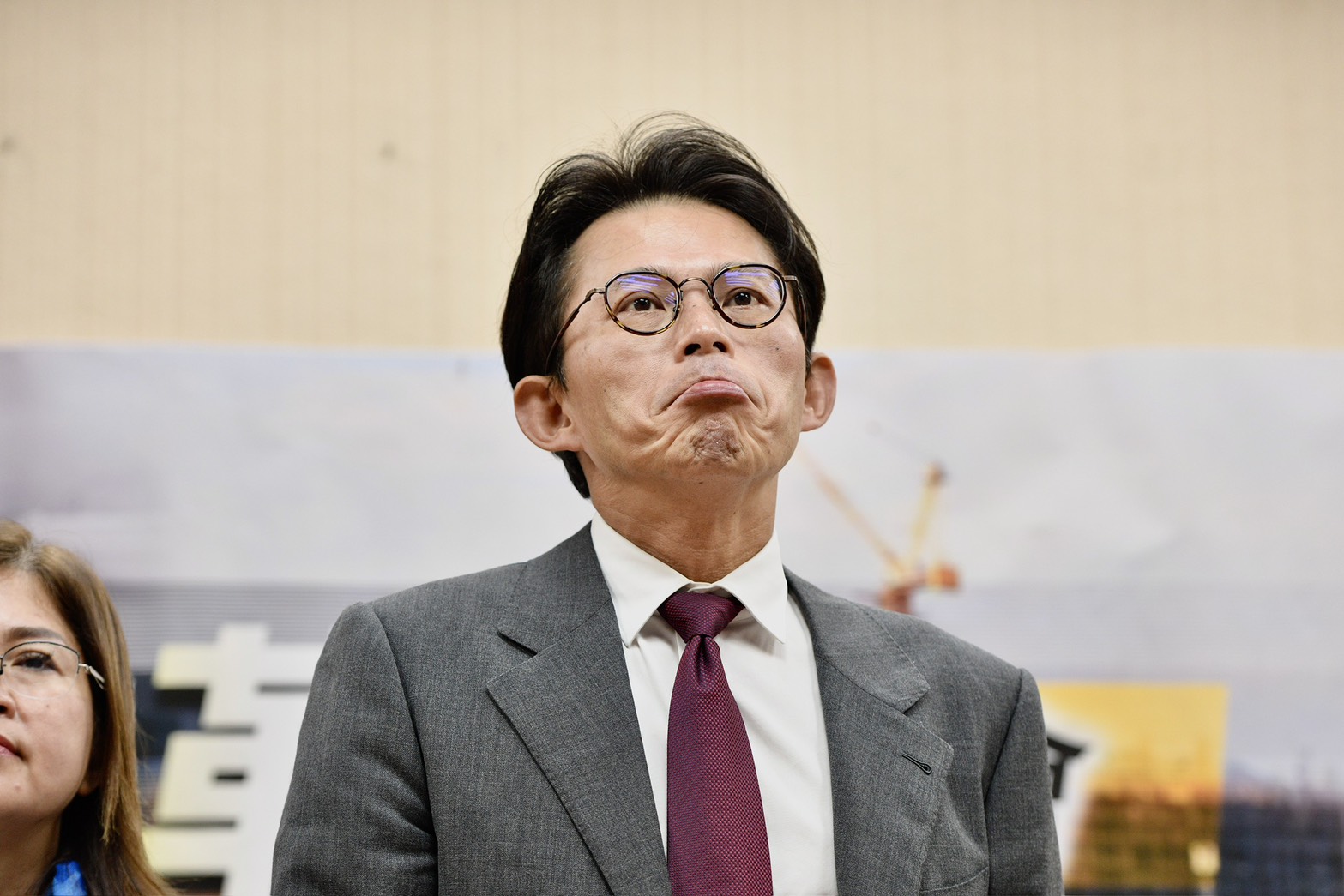 對於被北檢列貪汙罪被告，黃國昌再嗆：「不會有絲毫畏懼，儘管放馬過來」。（鏡報李智為）