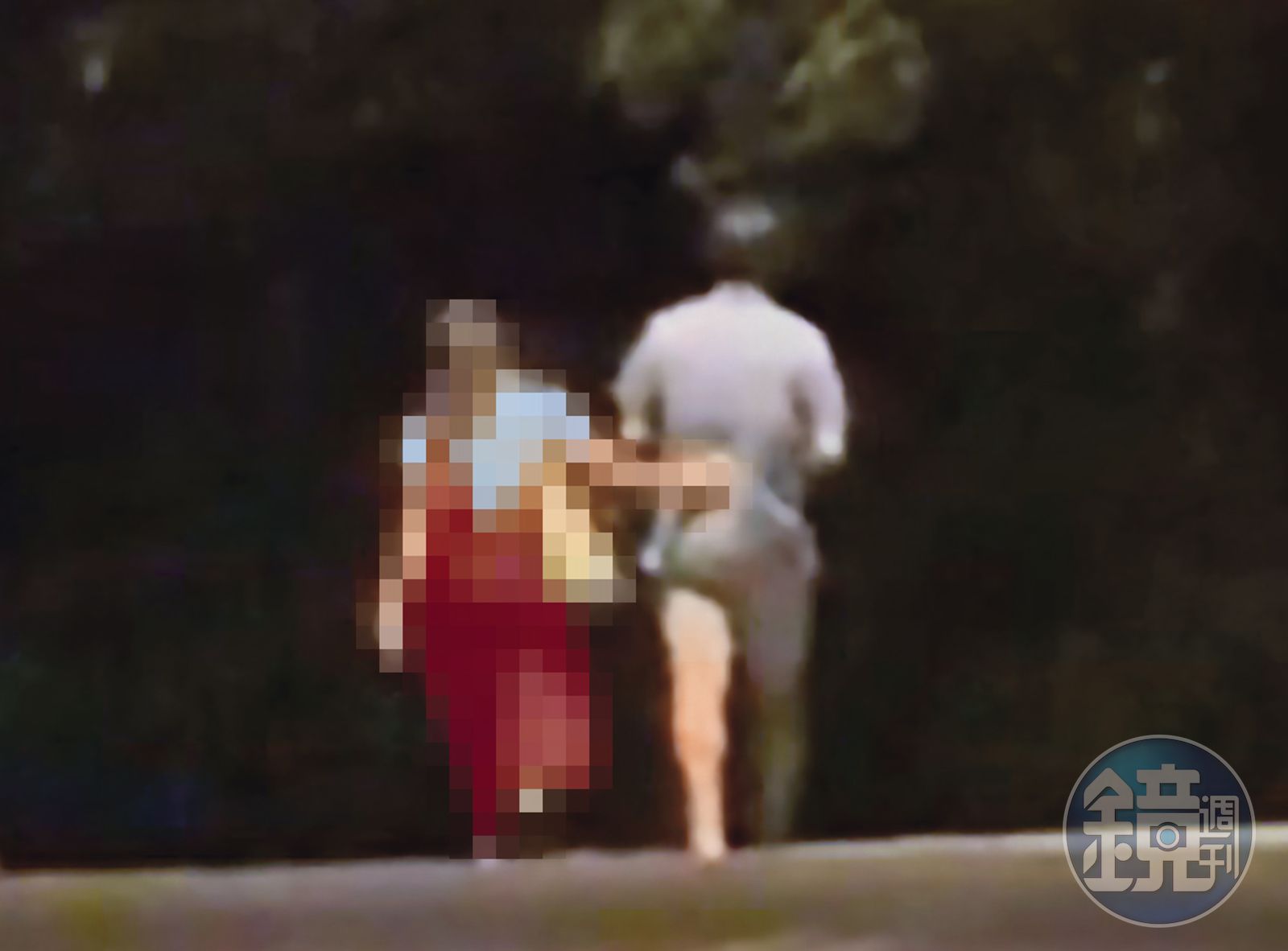 許育健與多名外遇對象牽手、依偎,互動親密。(讀者提供)