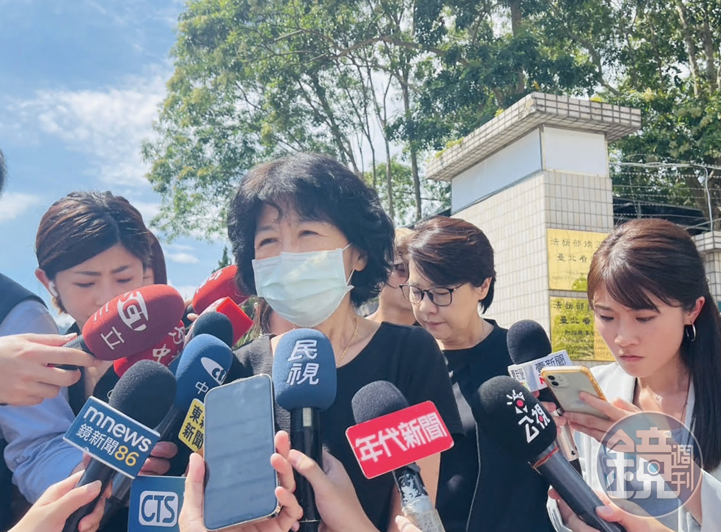 陳佩琪6日到土城看守所送生活用品、書籍給柯文哲。(本刊資料照)