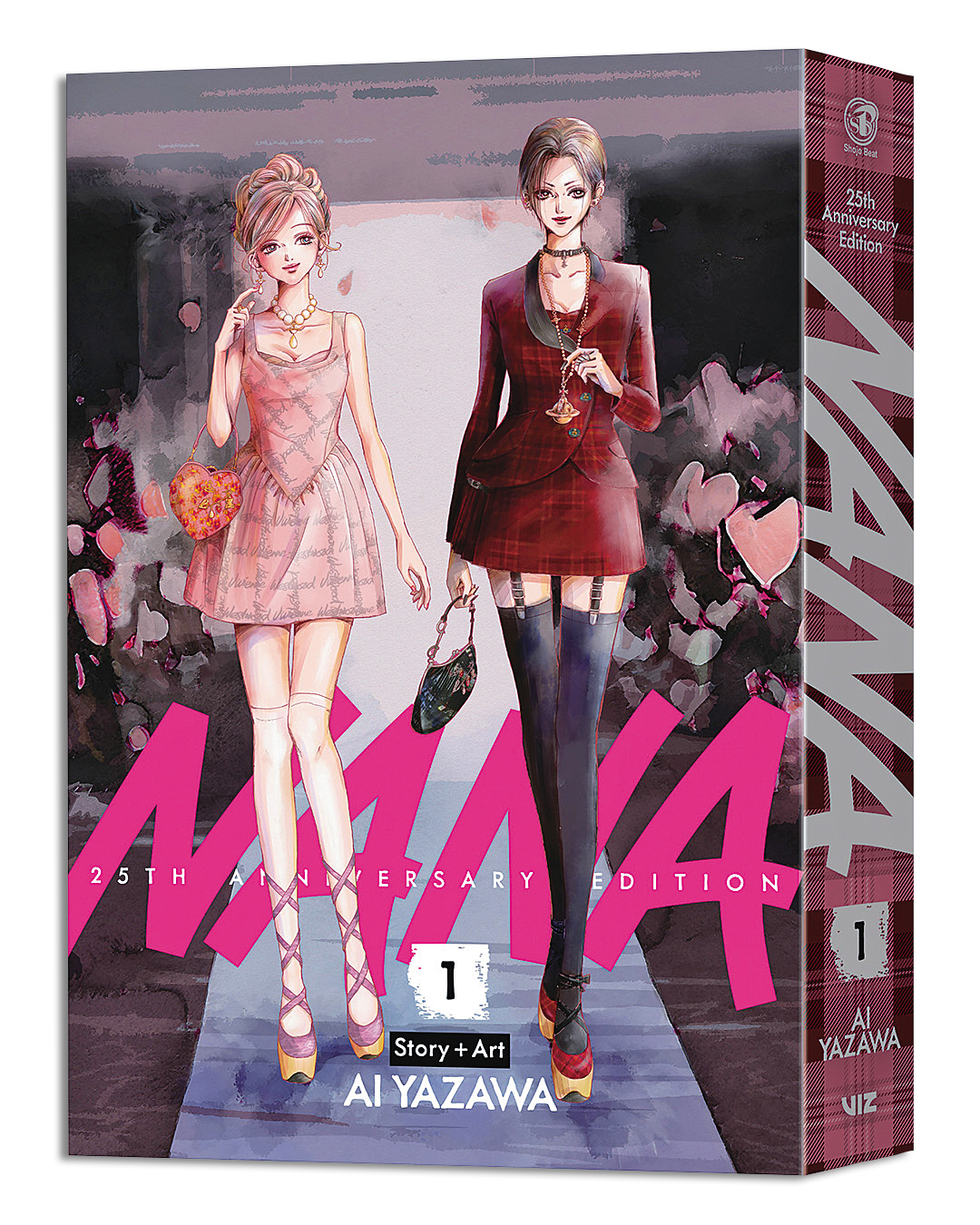 《NANA》25週年紀念版特別收藏版封面，讓小松奈奈與大崎娜娜身著Vivienne Westwood經典造型形象。（永三提供）