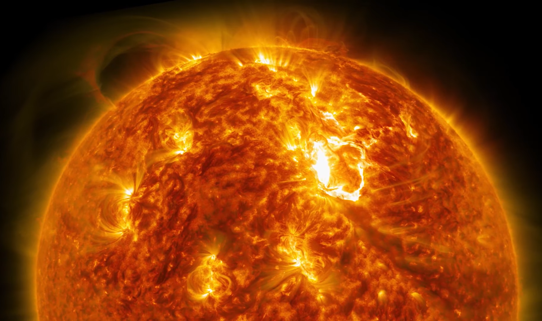 NASA最新研究指出，過去16年來，太陽變得越來越活躍。（翻攝NASA YouTube頻道）