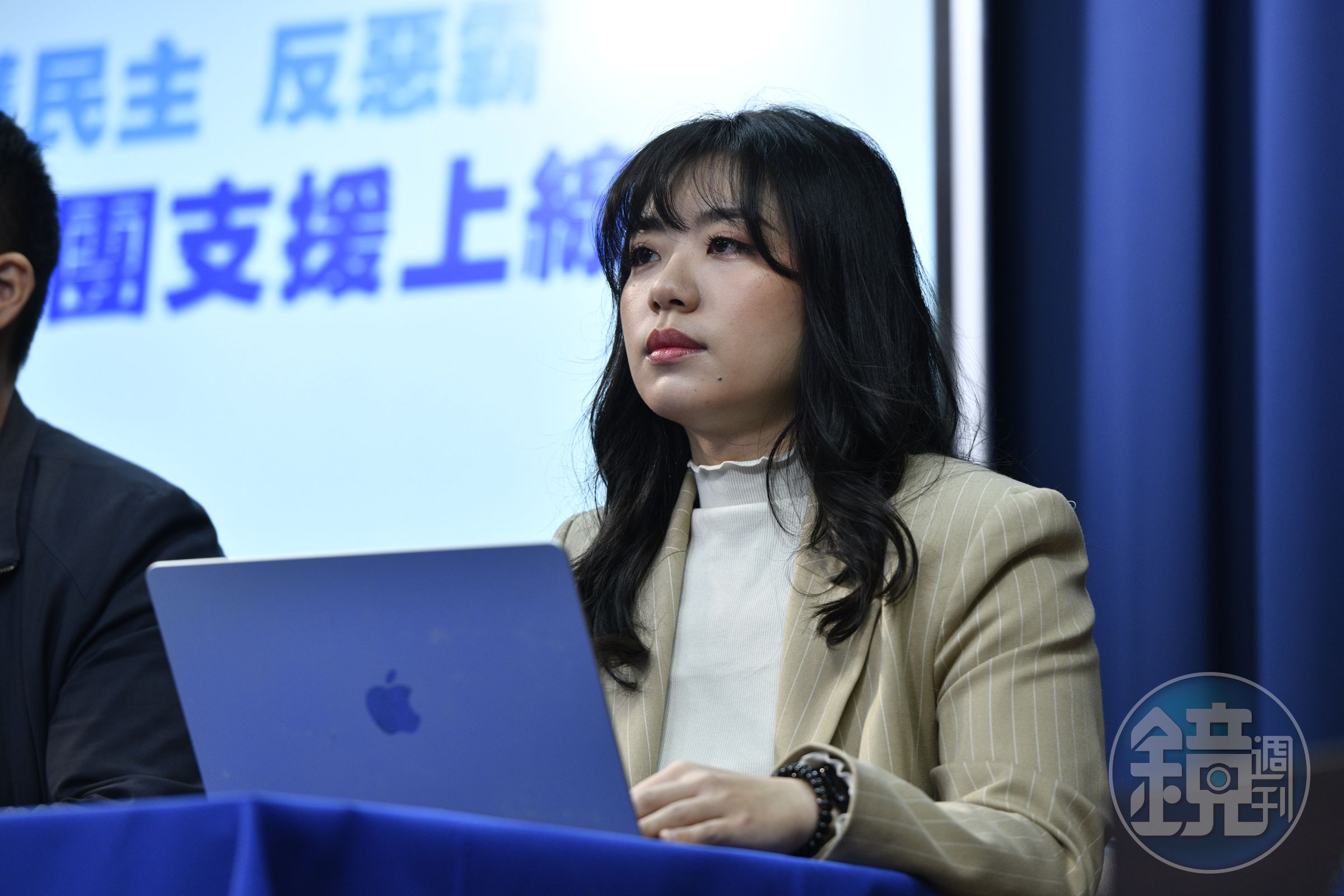 國民黨組發會副主委黃碧雲涉入偽造連署，發言人楊智伃卻批檢調押人取供已涉嫌違法。（本刊資料照）