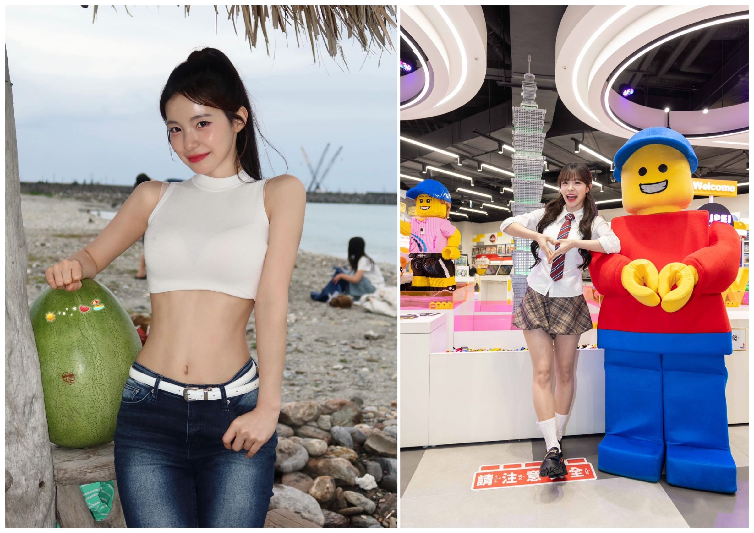 工作時光鮮亮麗，肩膀韌帶發炎仍堅持工作，李多慧打針時強忍眼淚。（臉書）