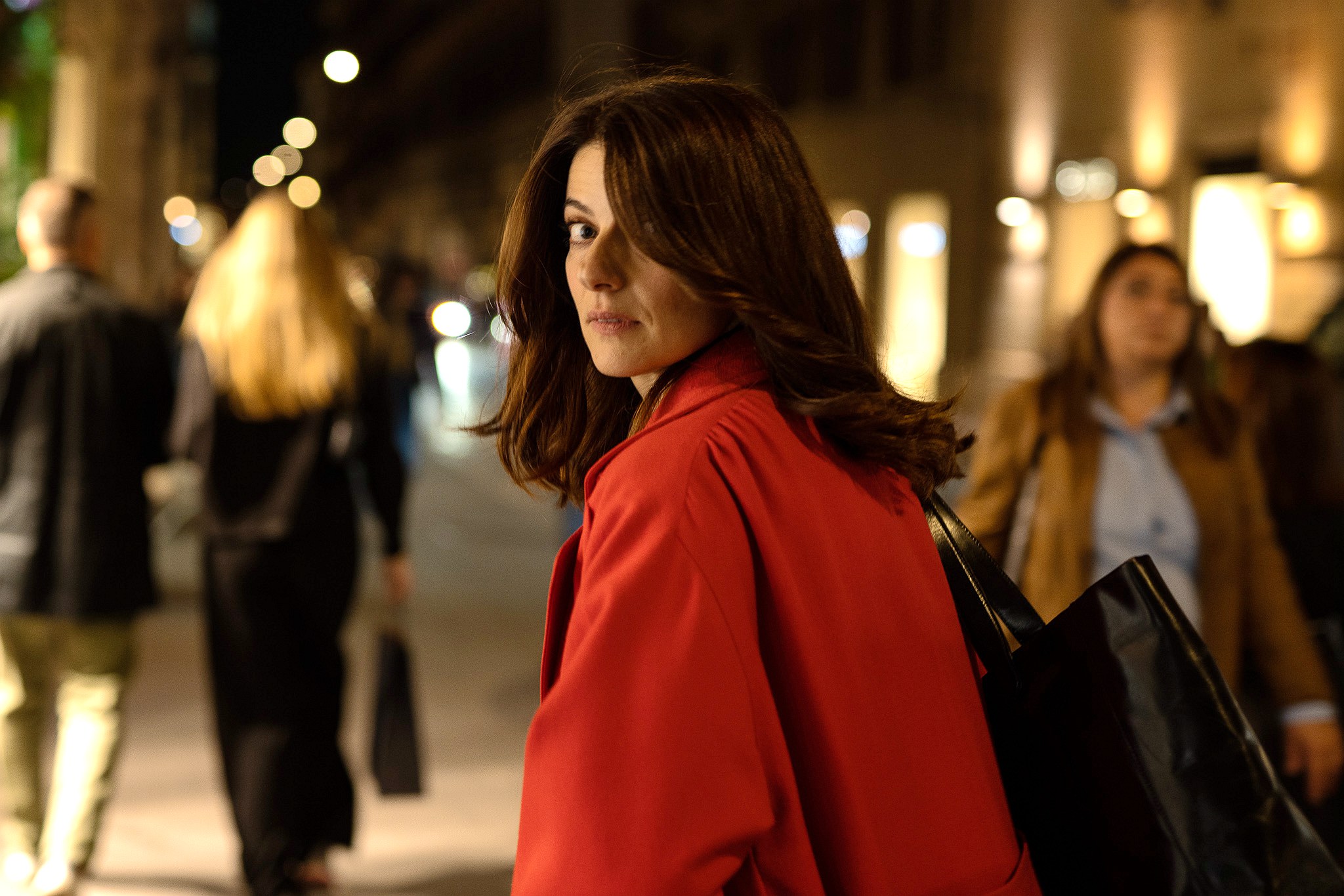 義大利女星芭芭拉龍琪片中角色歷經婚姻失敗與事業崩盤，一度封閉自我。（海鵬提供）