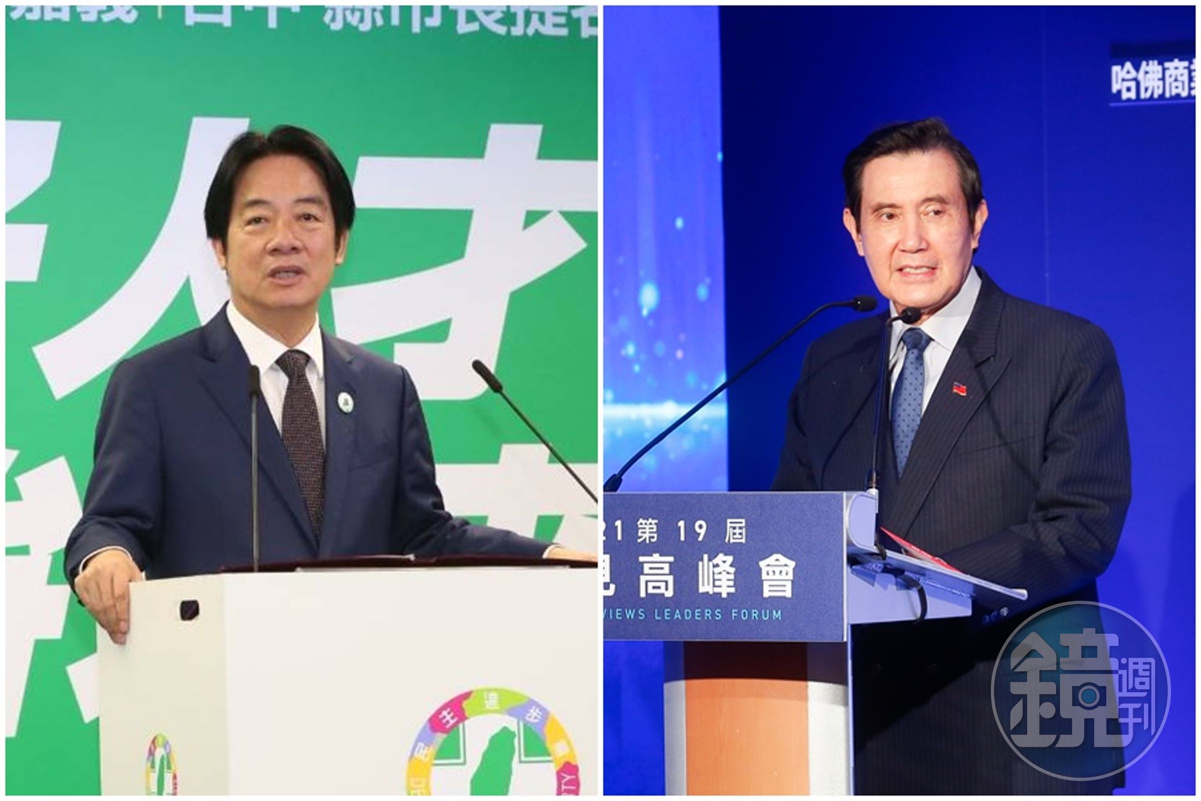 賴清德今日接見北美各地台灣訪團,開嗆在野兩黨及前總統馬英九,馬辦晚間回擊。(鏡報董孟航、本刊資料照)