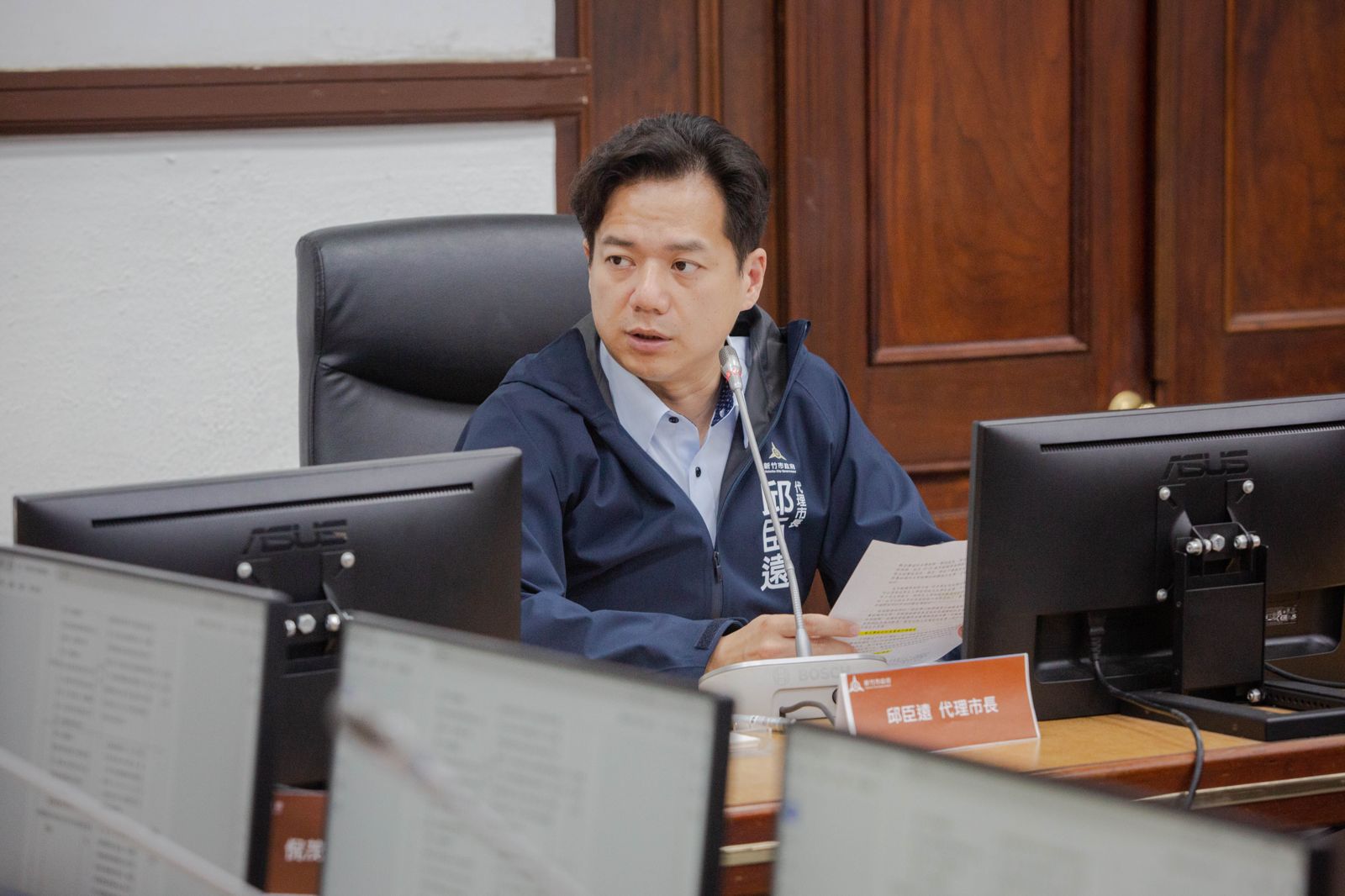 邱臣遠又被爆性騷。（新竹市政府提供）