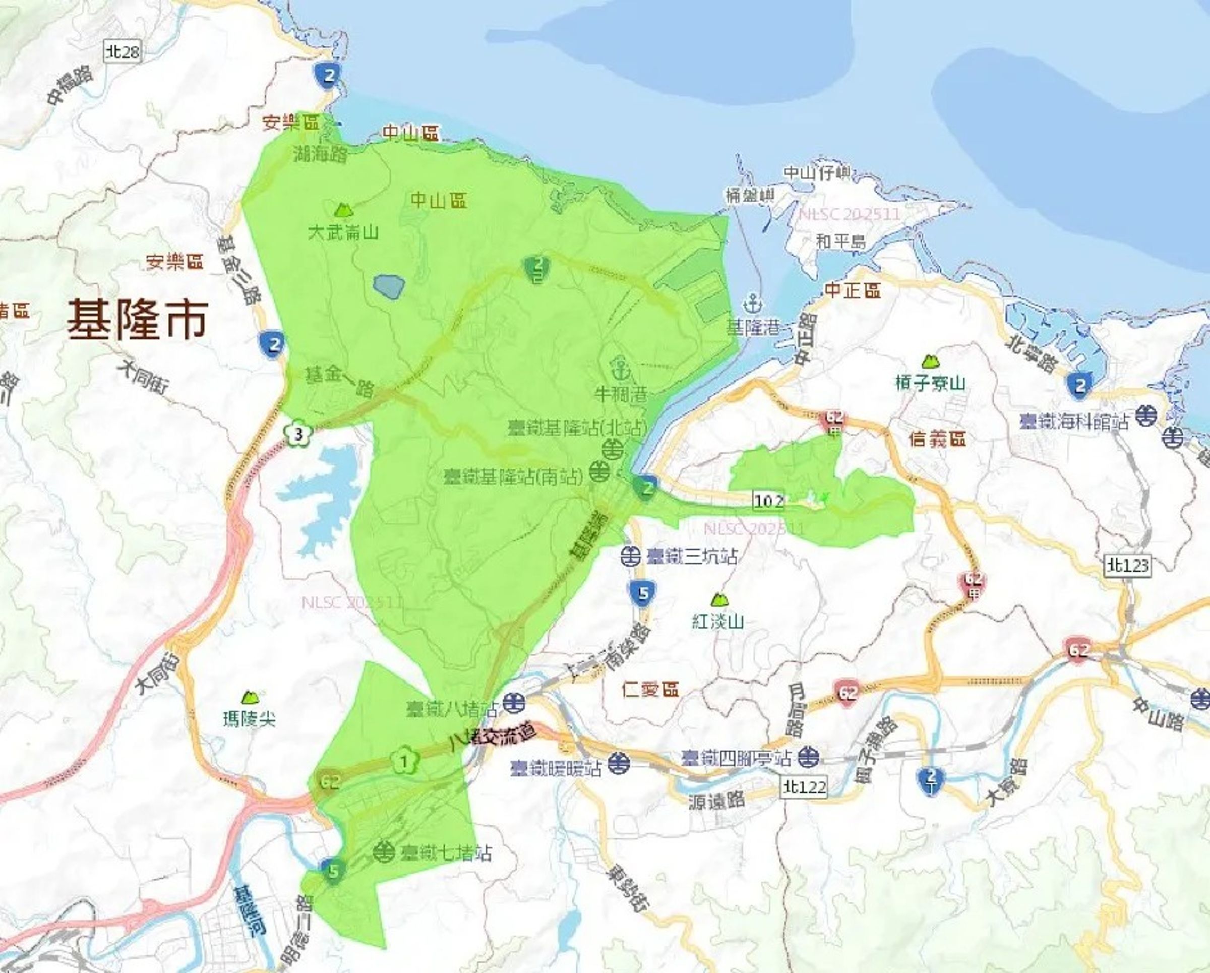 台水曝光受影響縣市地區。（翻攝自台灣自來水公司第一區管理處）