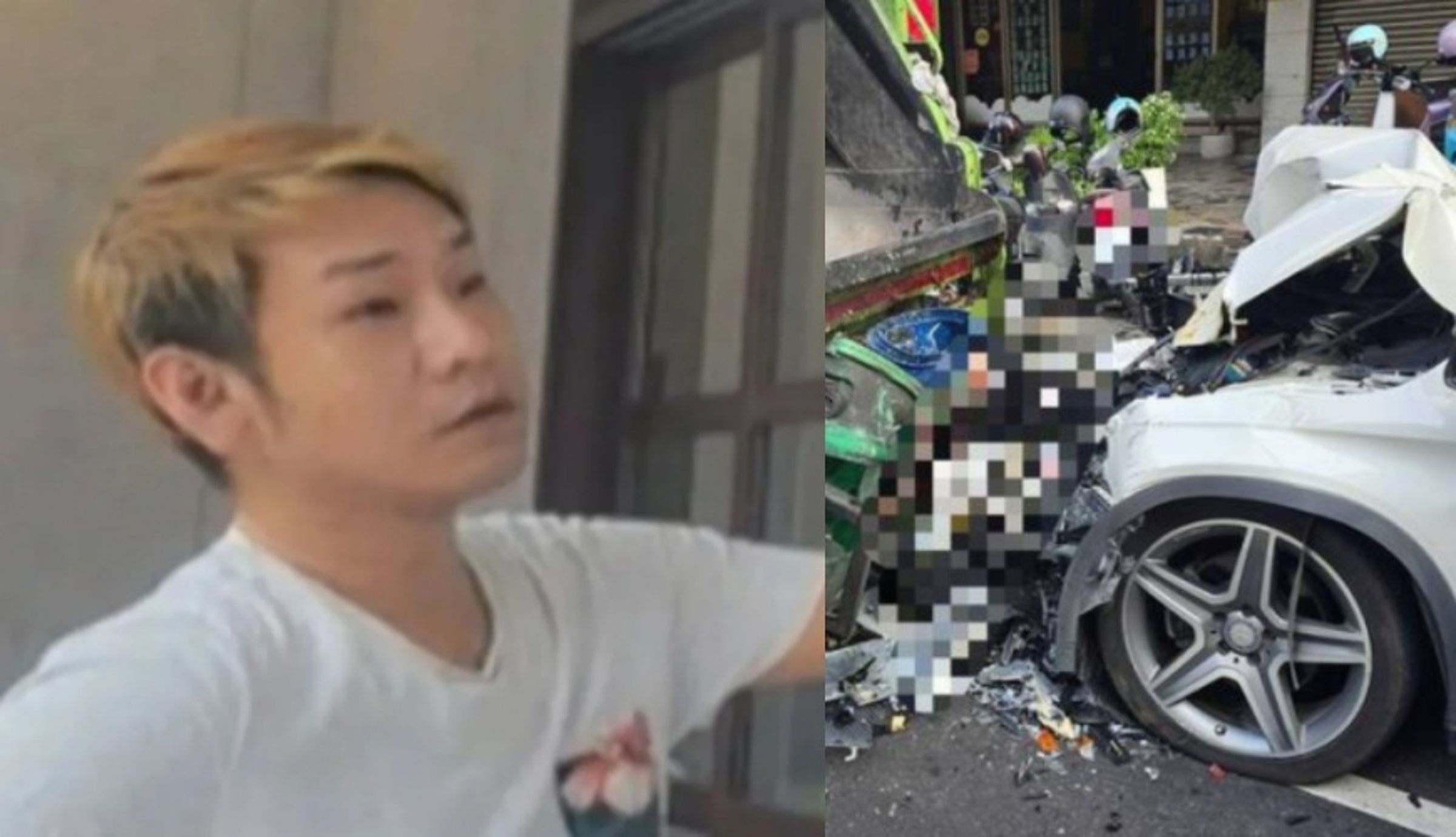 台南安平清晨發生酒駕死亡事故,23歲女清潔員遭追撞不治,肇事駕駛酒測值高達0.95,身分背景與過往前案曝光後,引發社會高度關注。(翻攝畫面)