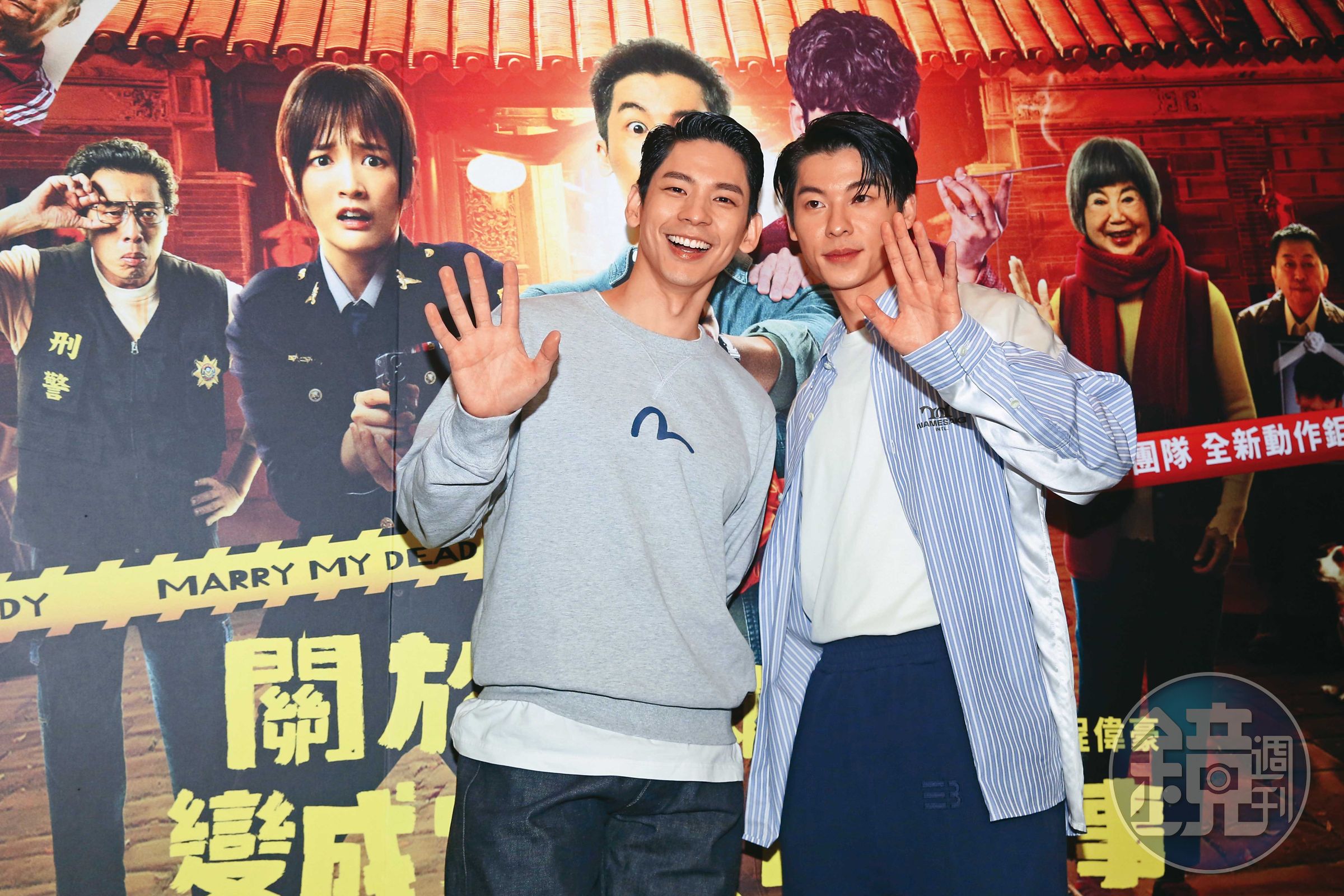 林柏宏（左）與許光漢（右）合演電影，雙雙入圍金馬獎最佳男主角獎。