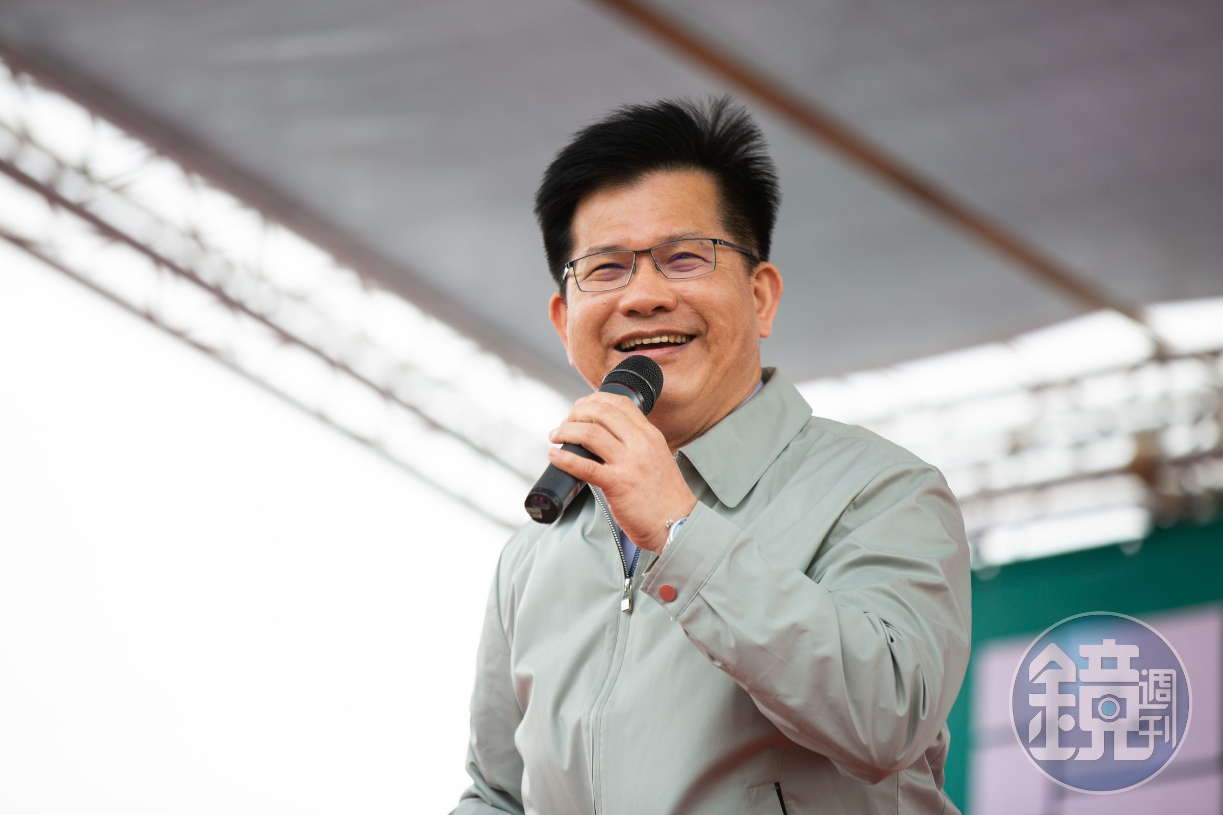 林佳龍今天南下高雄出席揭牌典禮,致詞時笑稱新職務不小心先被曝光。(本刊資料照)