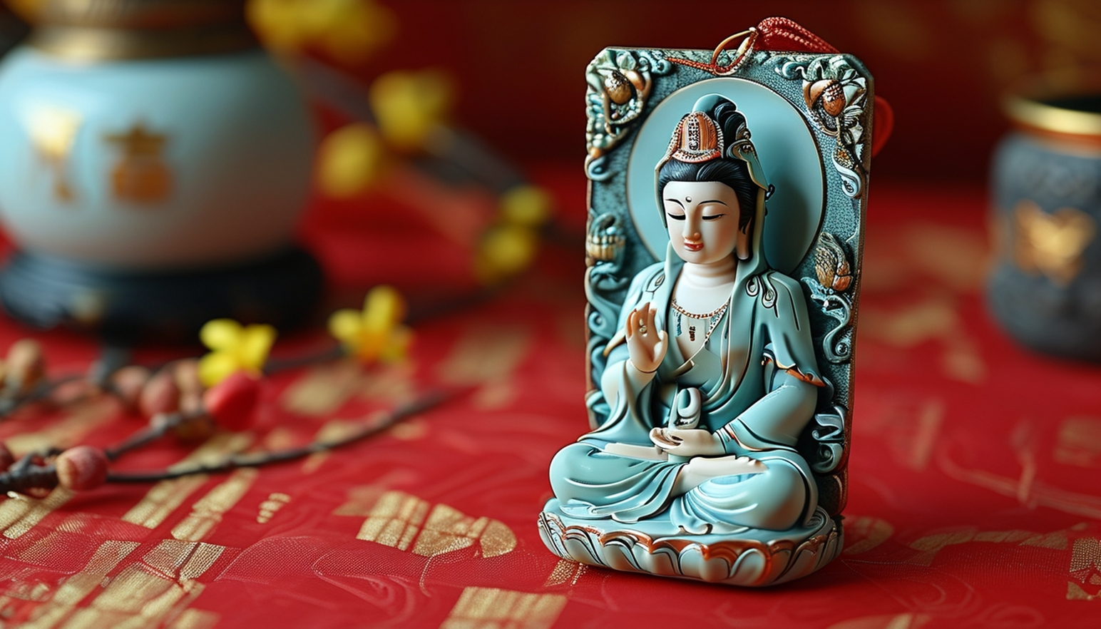 一名女網友發現虔誠的佛教徒男友居然會「看著觀音像打手槍」。示意圖，非當事神像（東方IC）