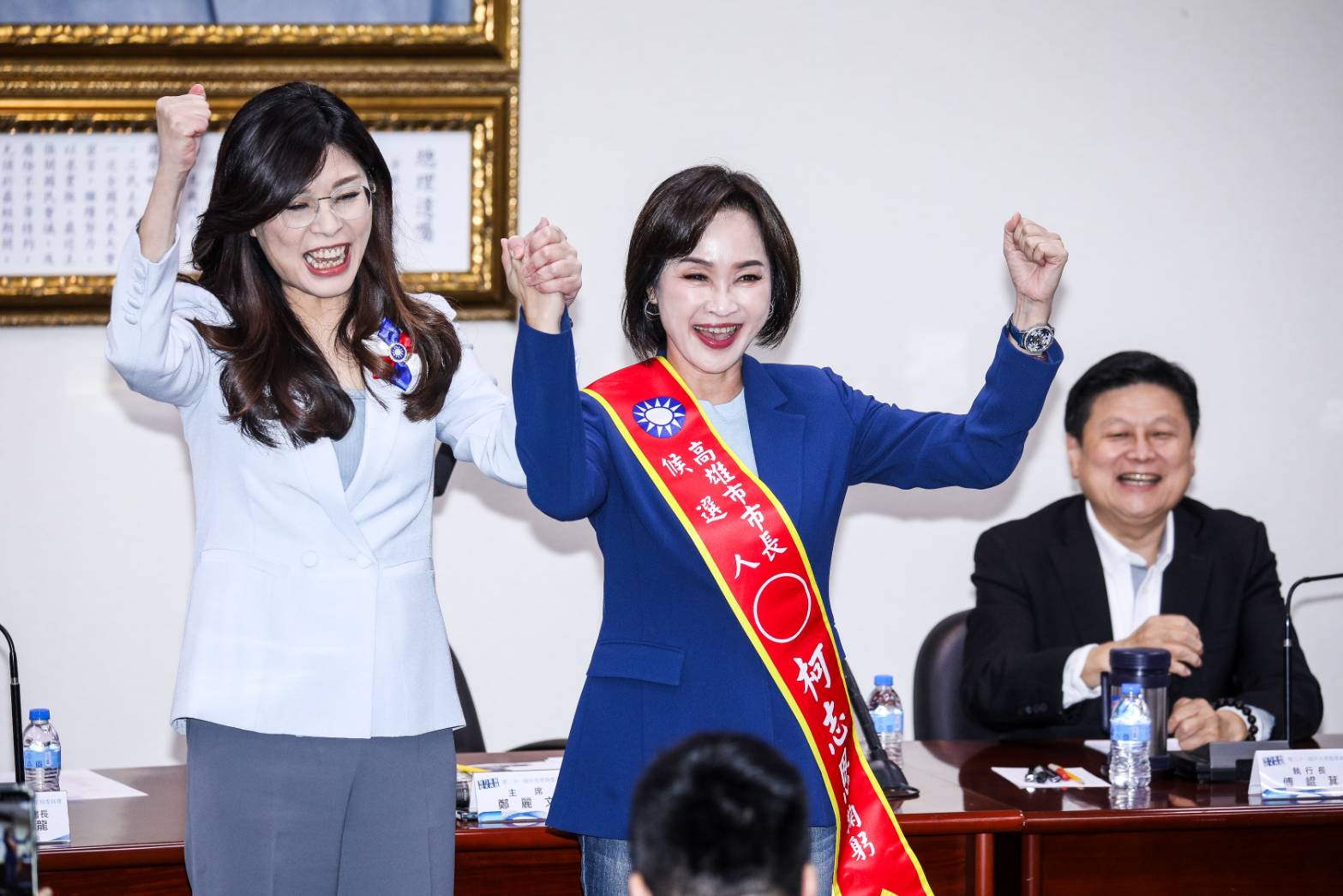 藍委柯志恩。（鏡報鄒保祥攝）