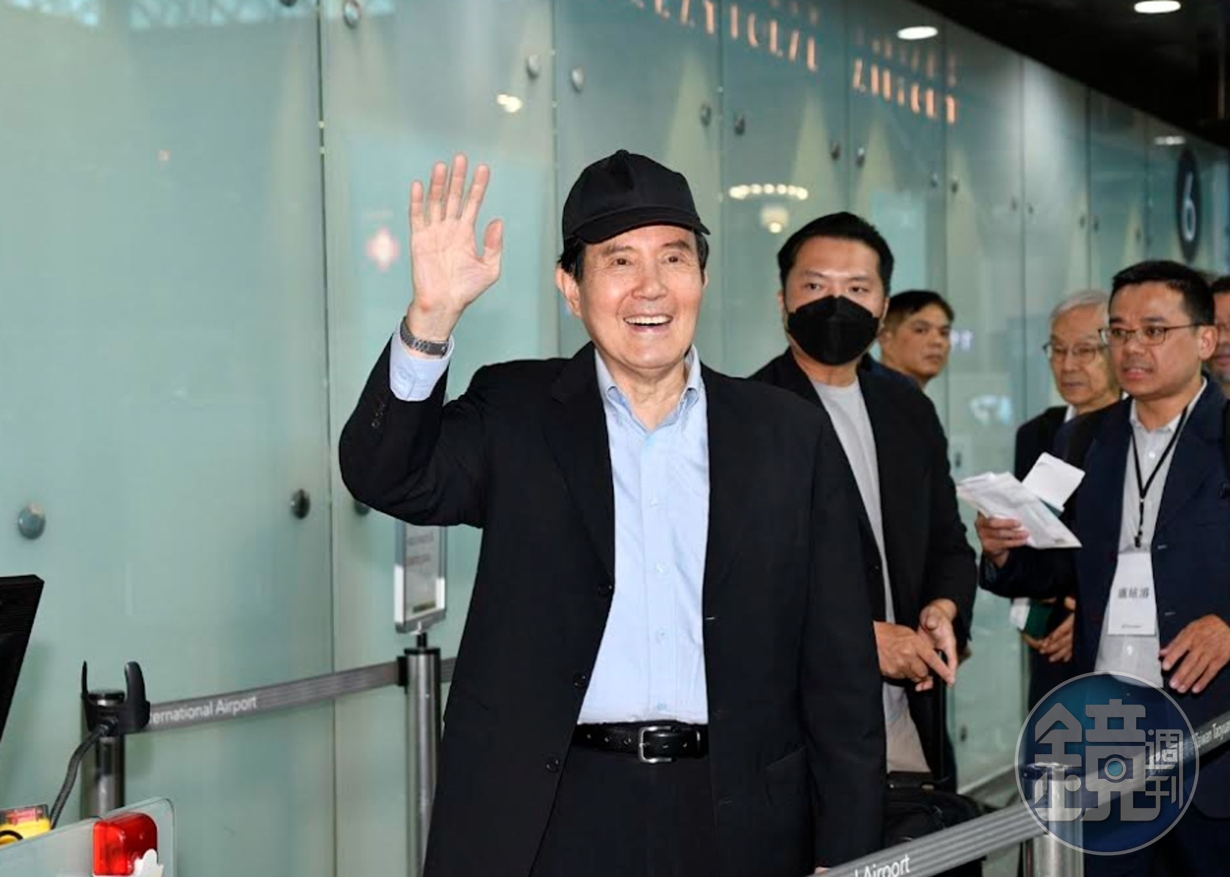 前總統馬英九再度前往中國。(鏡報李智為攝)