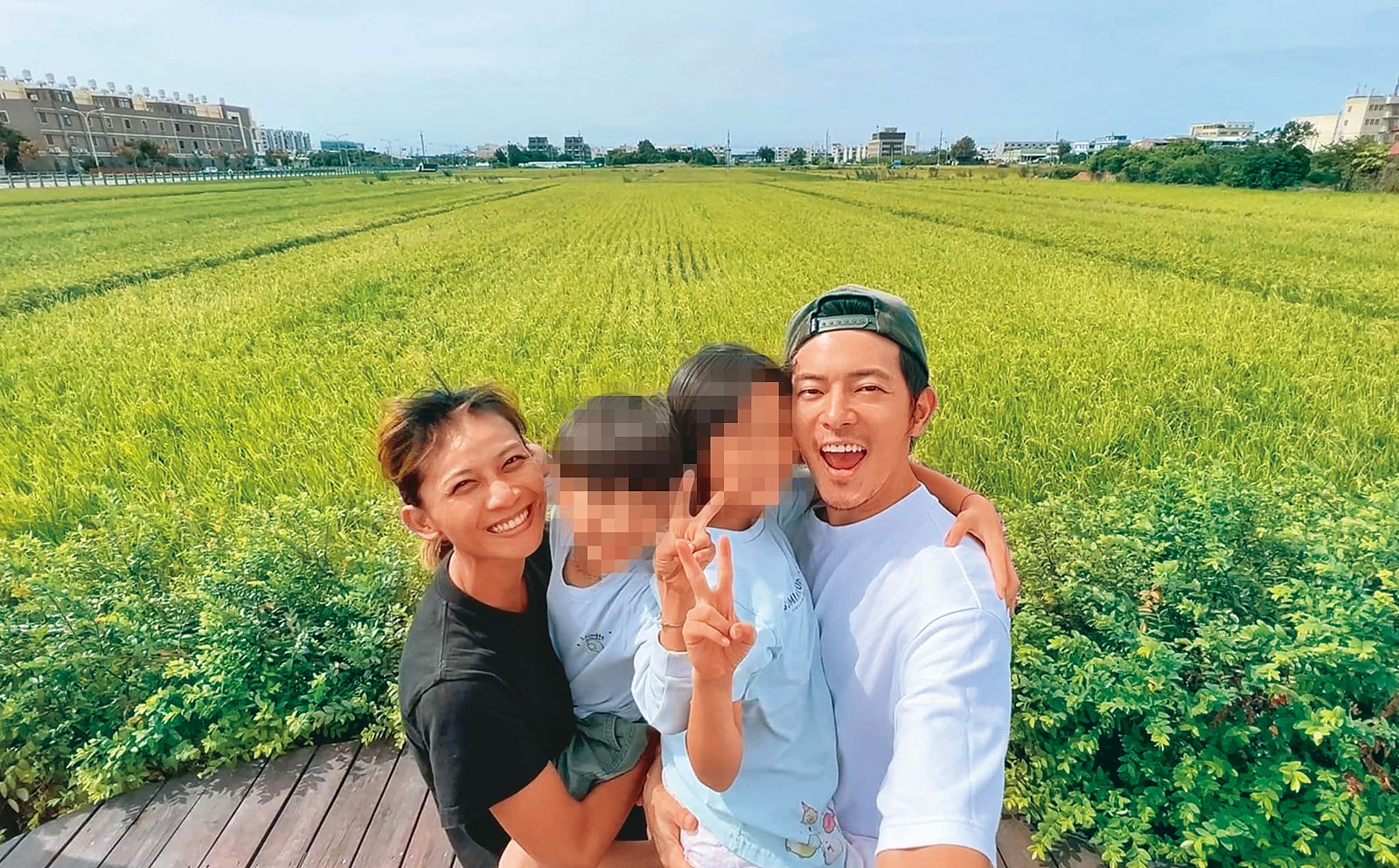 宥勝3年半前在台中清水看上一塊農地，後來還搭建組合屋帶妻小入住。（翻攝自宥勝之旅粉絲團）
