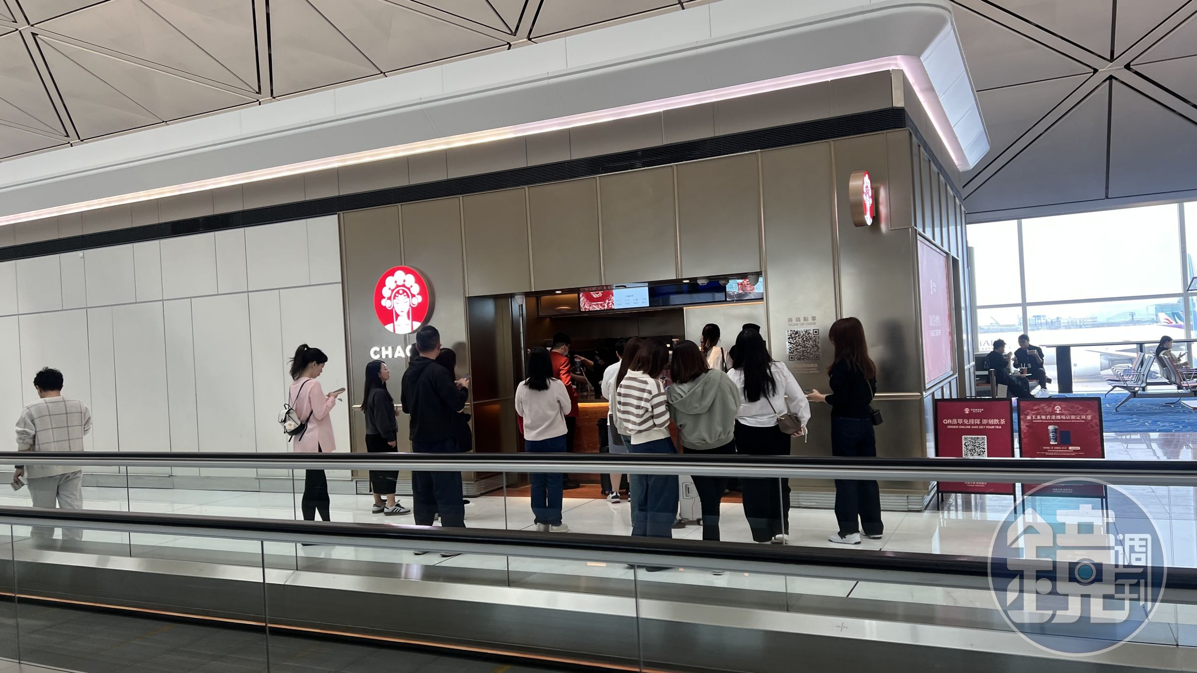 現在在香港機場也喝得到霸王茶姬。