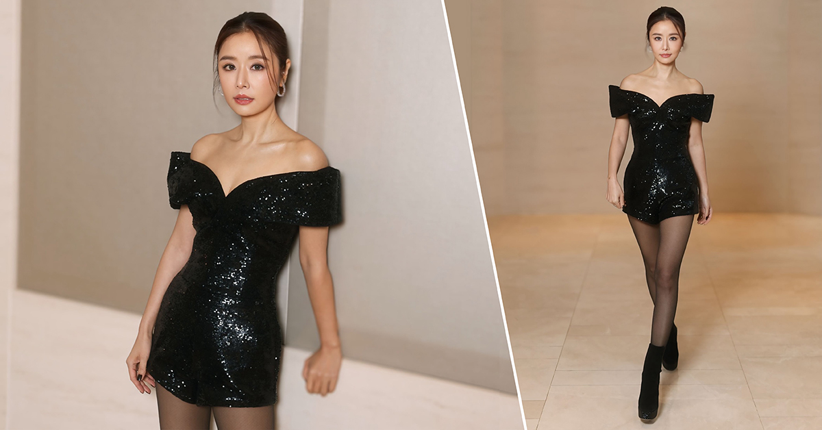 林心如活動出席照，完美狀態強驚豔全場。（圖／截取自林心如社群）