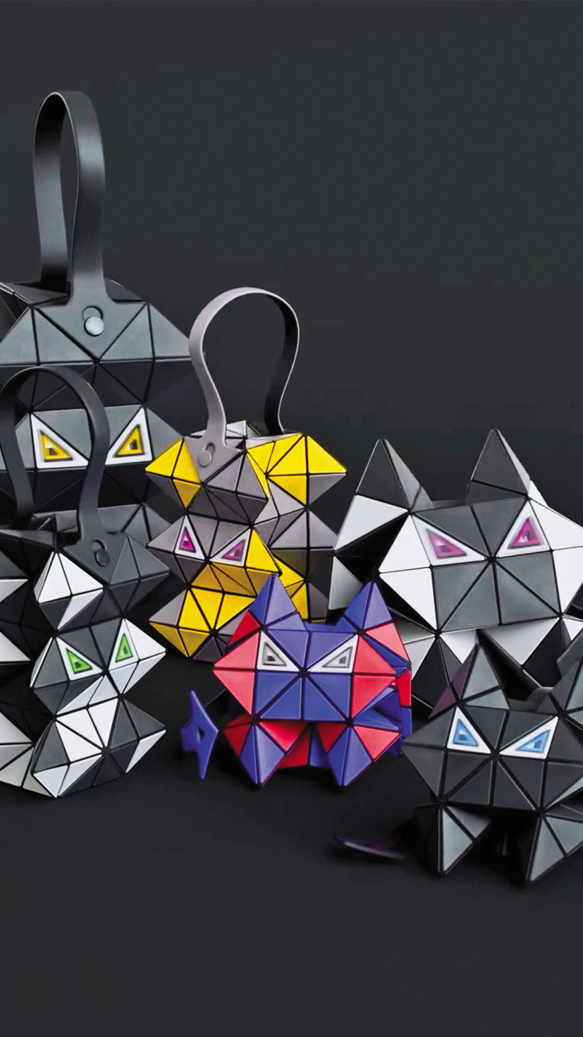 Meow系列是本季最欠收編的喵星軍團，只收一隻還不夠。 （翻攝自BAO BAO ISSEY MIYAKE IG）