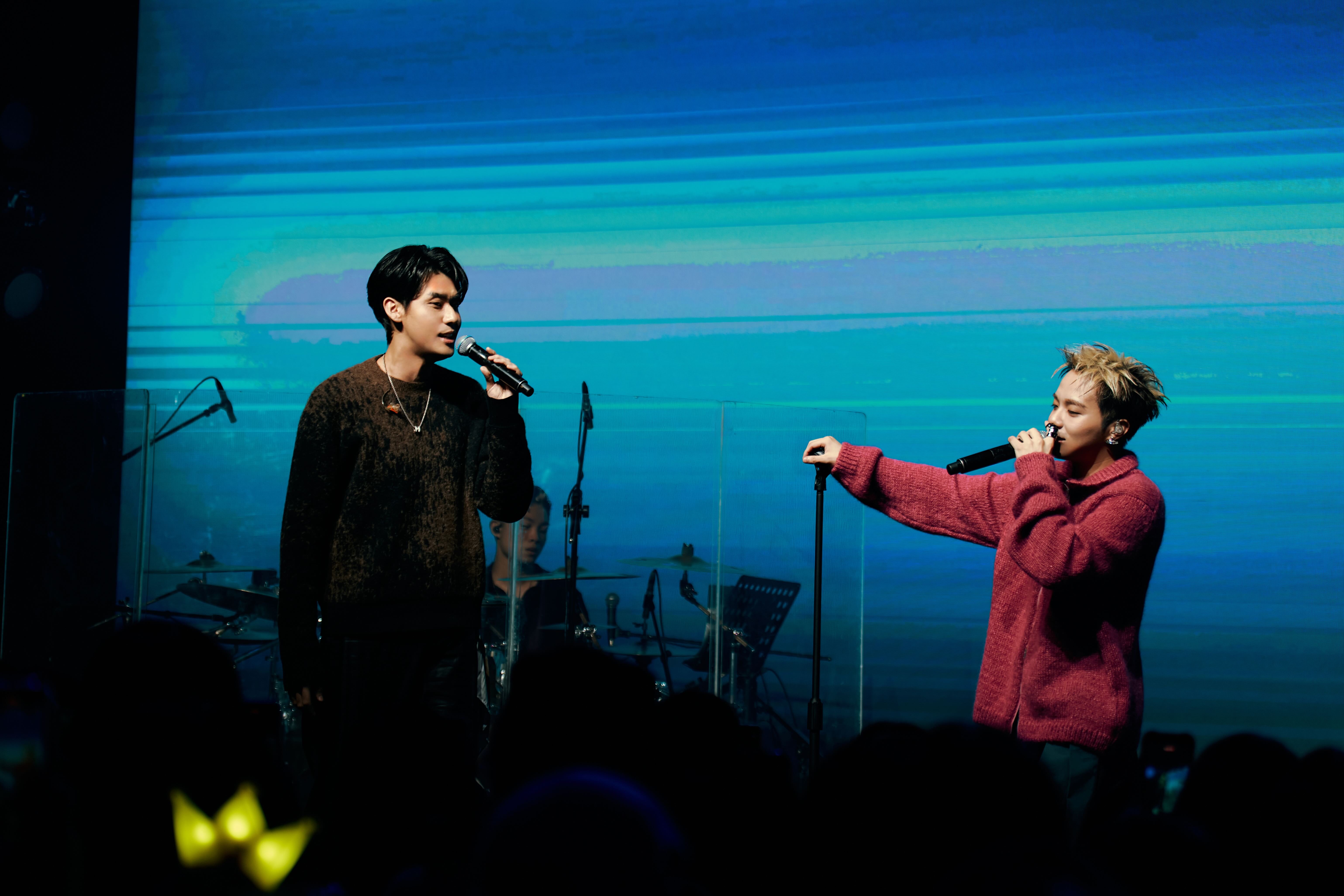 李玉璽特別到場力挺黃號。（山夏國際娛樂）