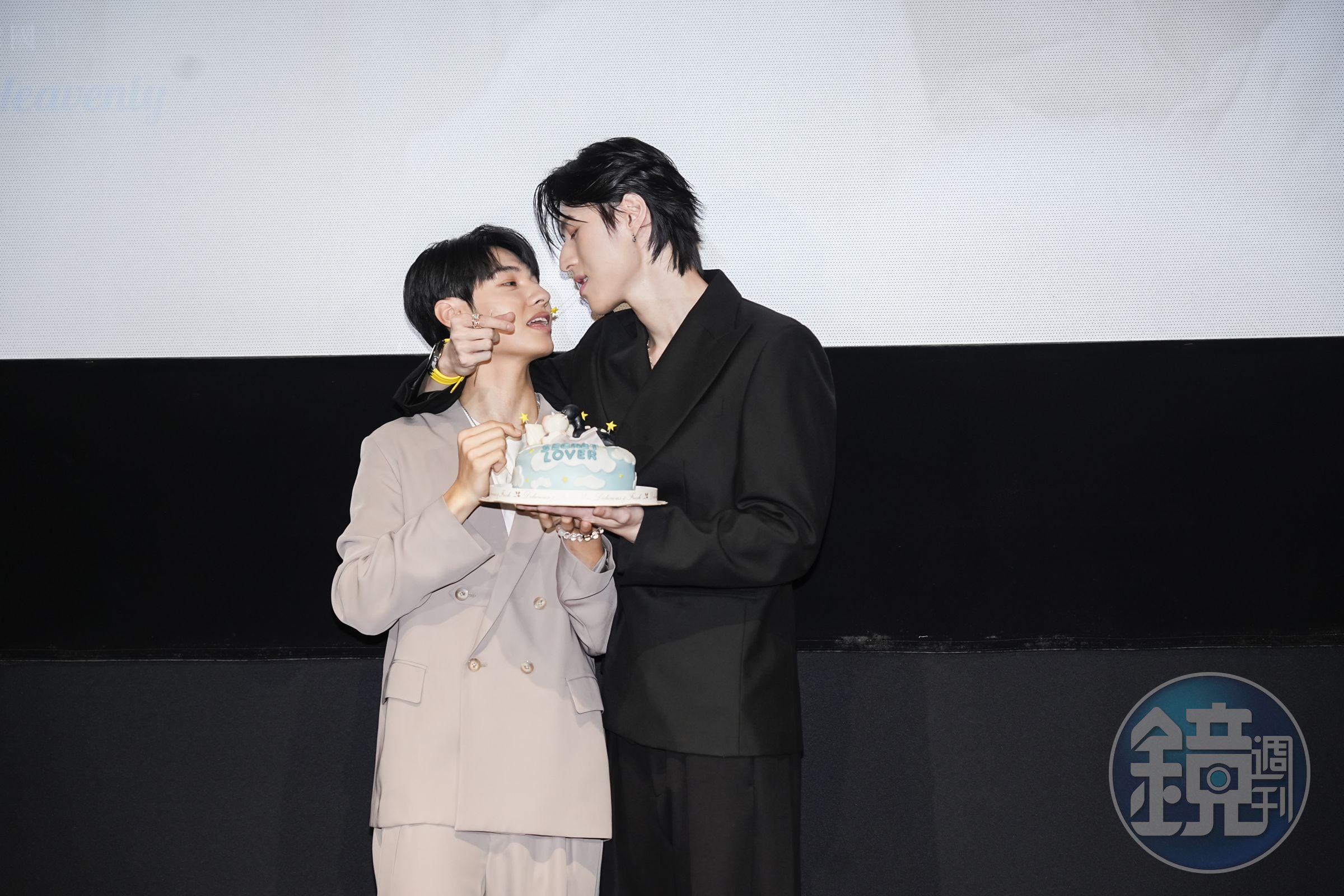 王君豪、成晞互動親密，在記者會上狂撒糖。