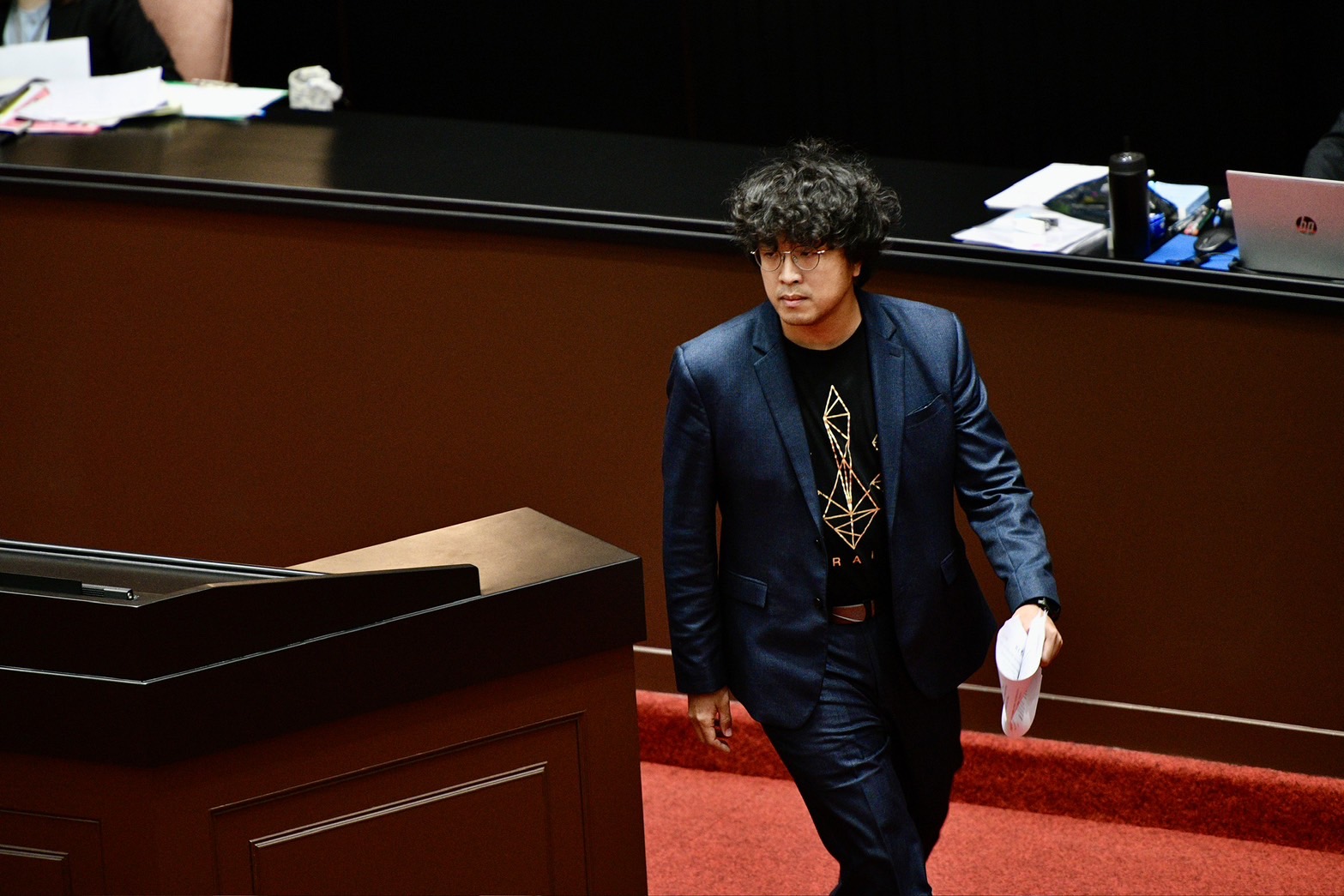 中共官媒轉發揭露沈伯洋個資，數發部要求平台下架相關資訊。（本刊資料照）