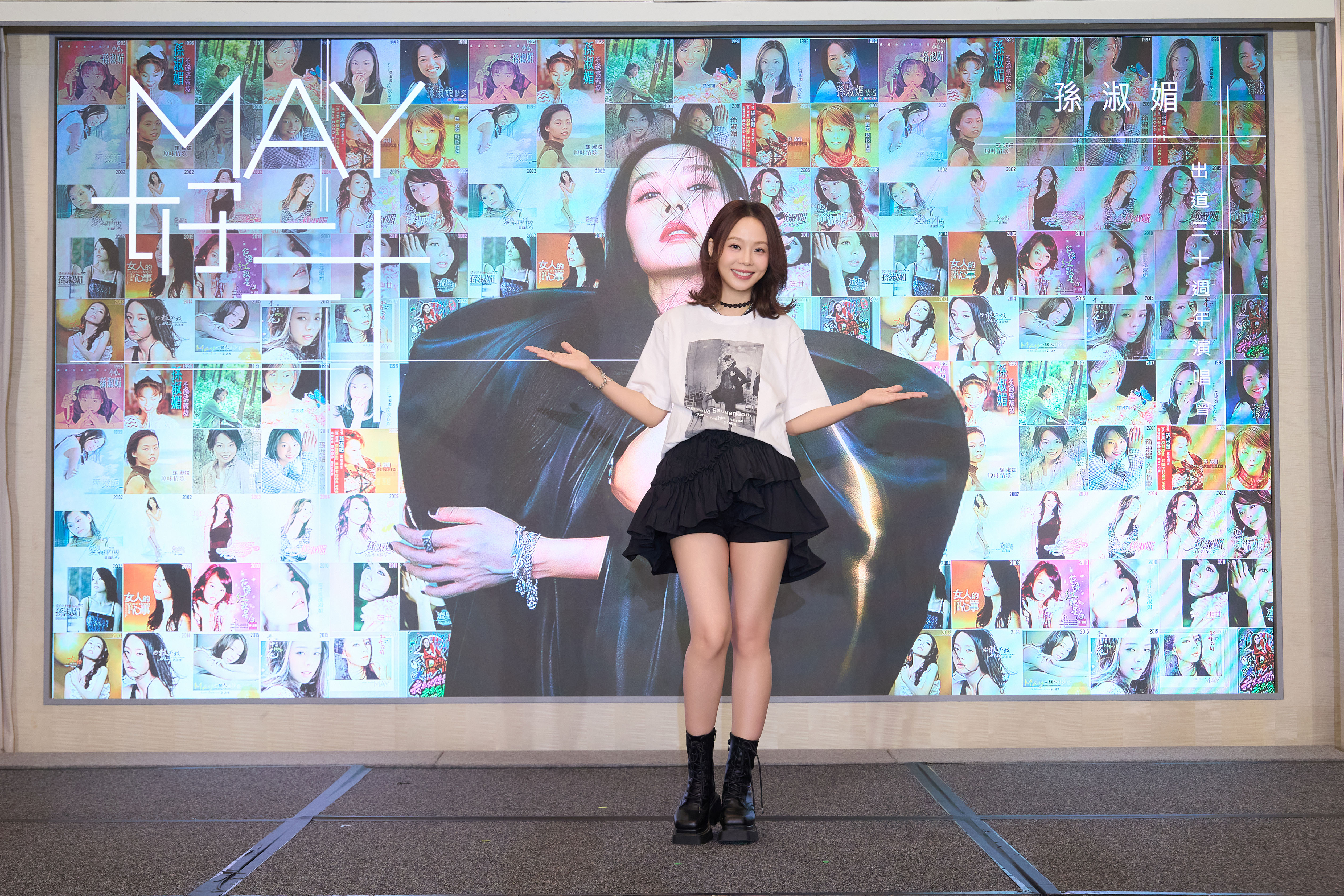出道30年的孫淑媚，宣布將於11月22日在高雄流行中心舉辦個人演唱會「MAY好三十」。（華貴娛樂提供）