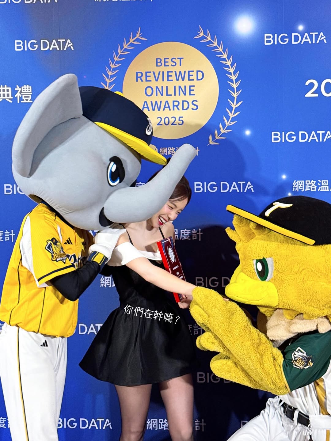 啦啦隊女神李多慧獲頒「年度最具網路領袖價值啦啦隊員」獎項。(翻攝自李多慧IG)