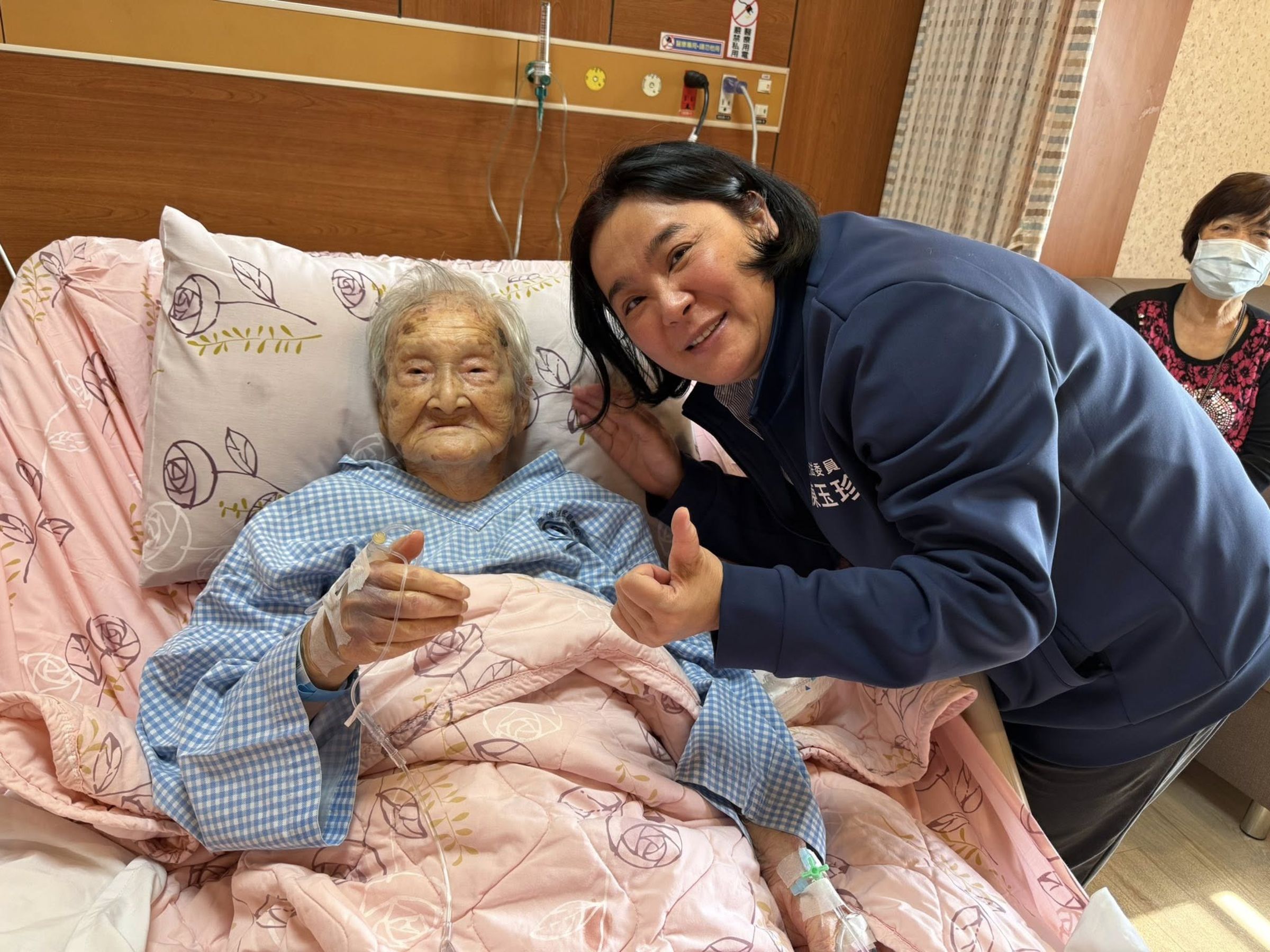陳玉珍阿嬤辭世享嵩壽110歲。(翻攝自陳玉珍臉書)