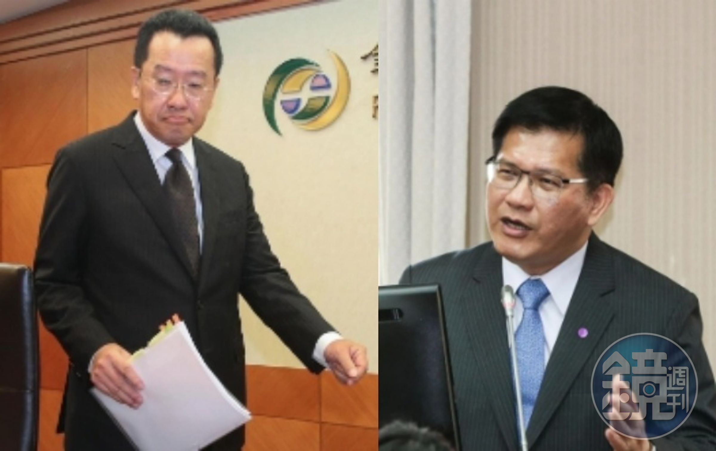 對於黎巴嫩爆炸事件牽涉台灣,外交部長林佳龍(右)、國防部長顧立雄(左)都回應了。(本刊資料照)