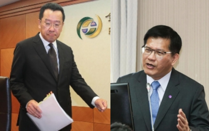 對於黎巴嫩爆炸事件牽涉台灣，外交部長林佳龍（右）、國防部長顧立雄（左）都回應了。（本刊資料照）