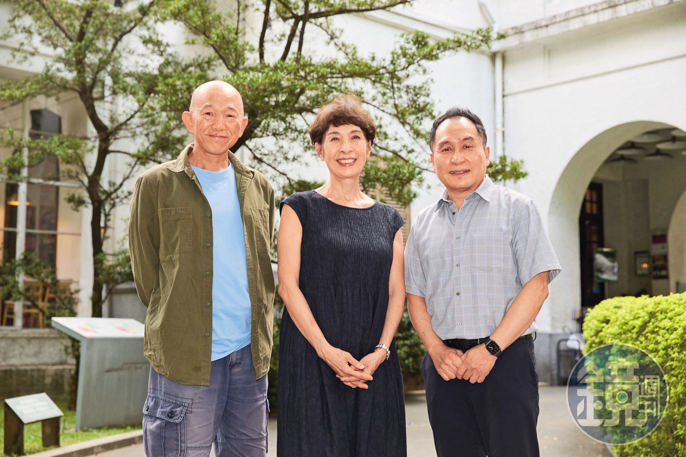 公視《紀錄觀點》現任製作人蘇啟禎（右起）、催生者馮賢賢與資深紀錄片導演柯金源是多年合作夥伴。