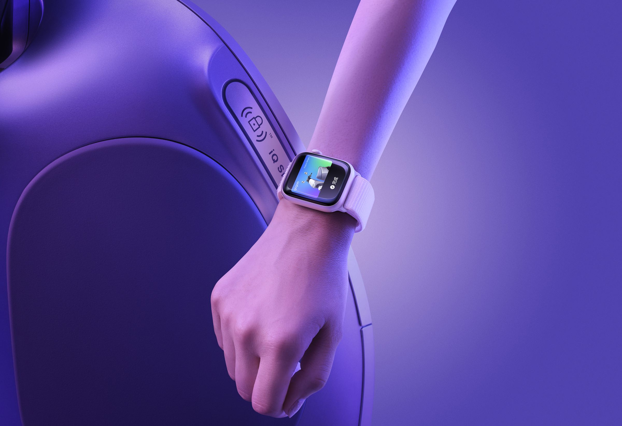 Apple Watch 直接化身 Gogoro 機車 NFC 鑰匙，輕觸車身即可解鎖出發。