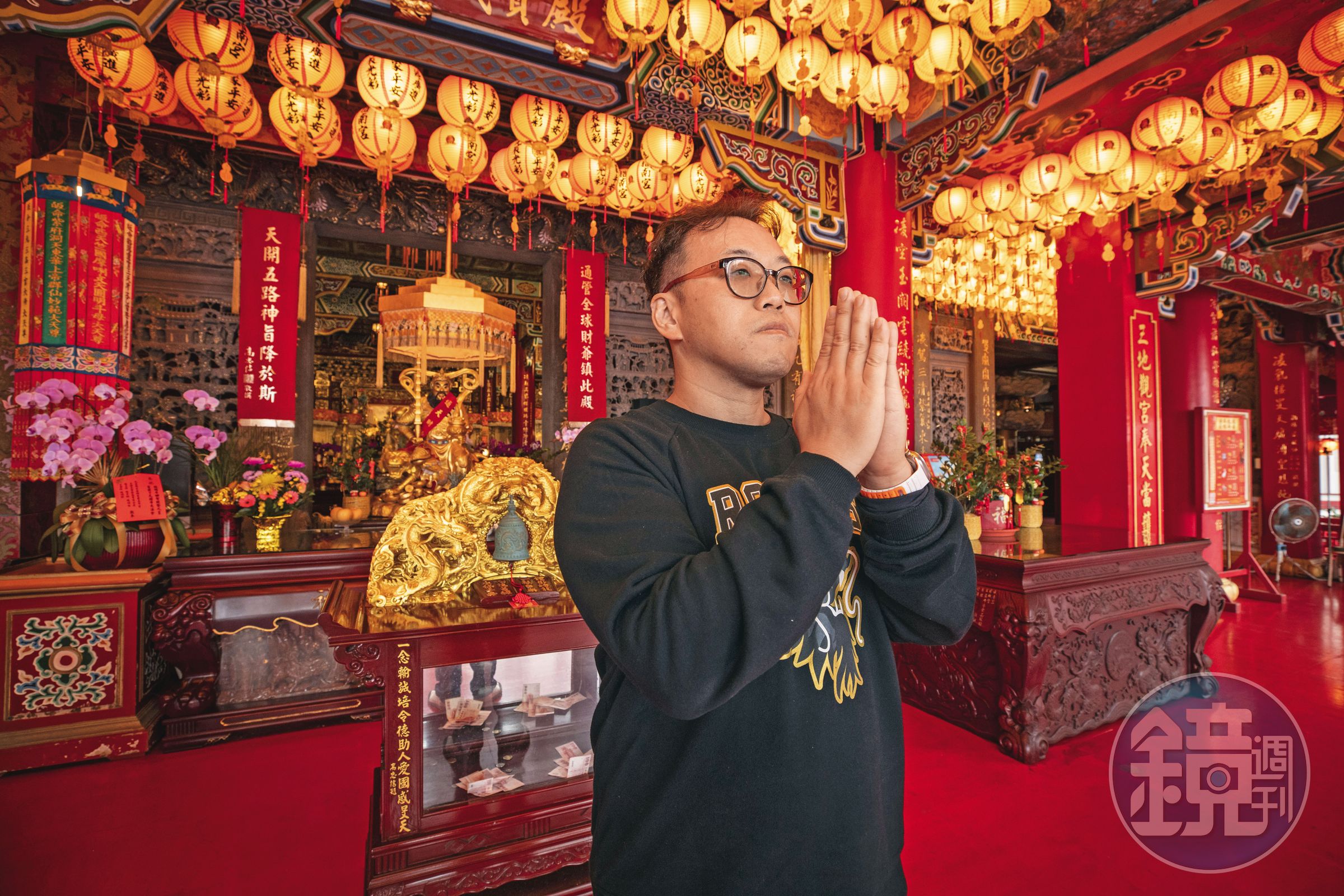 木柵指南宮居高臨下，視野極佳，是台北科大教授吳牧恩的心靈歸所。