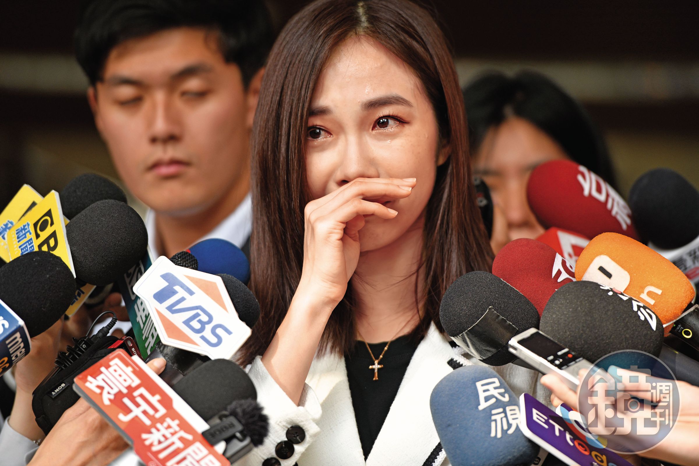 楊寶楨2024年請辭黨發言人及民眾黨團副主任時爆哭，但駁斥是因為內鬥。（本刊資料照）