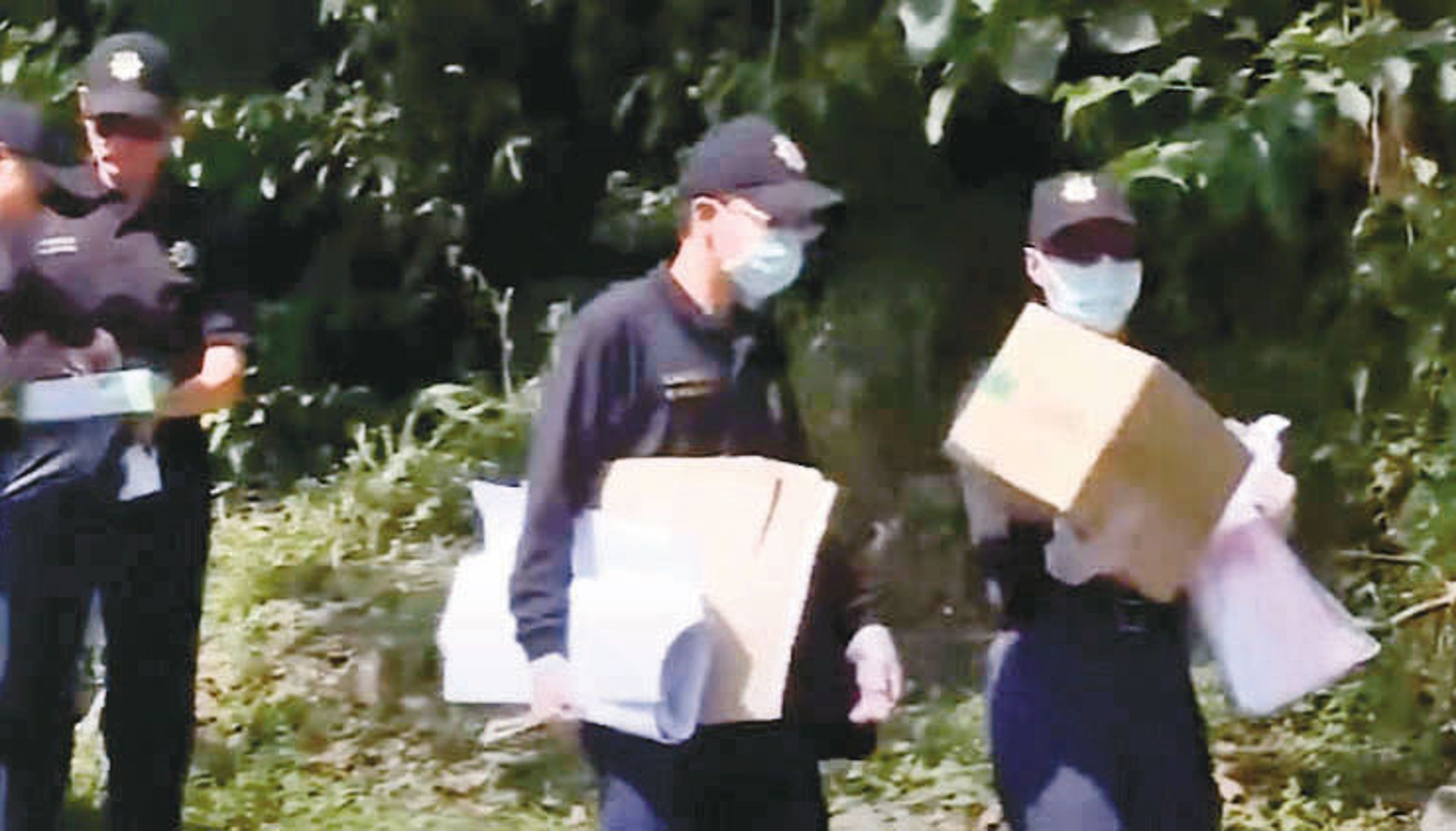案發9年後，凶宅附近的慈雲山區發現2具白骨，經檢驗確認是劉志勤、林真米的遺骸。（東森新聞提供）