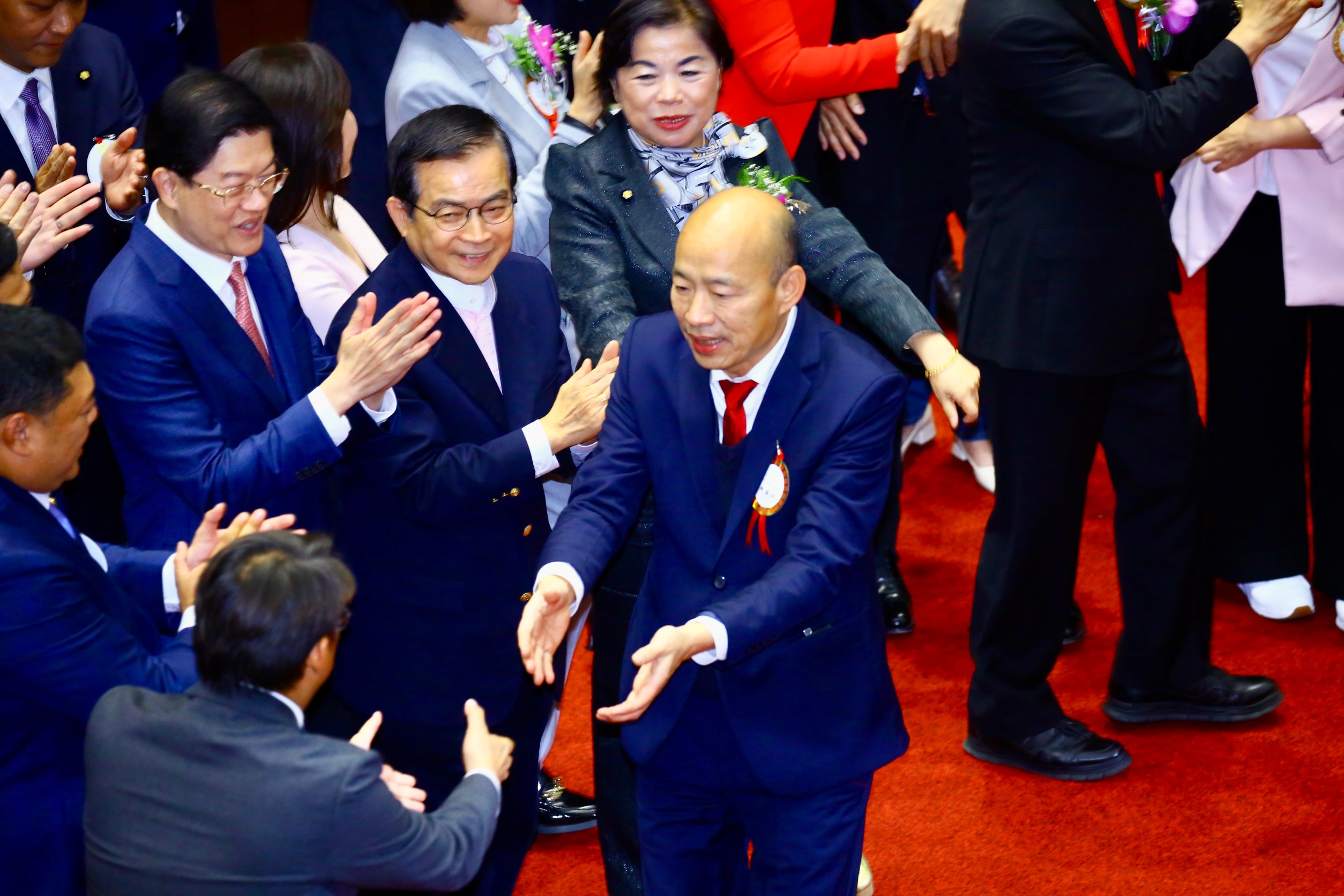 韓國瑜日前當選新任立法院長，隔天未進立法院引發討論。